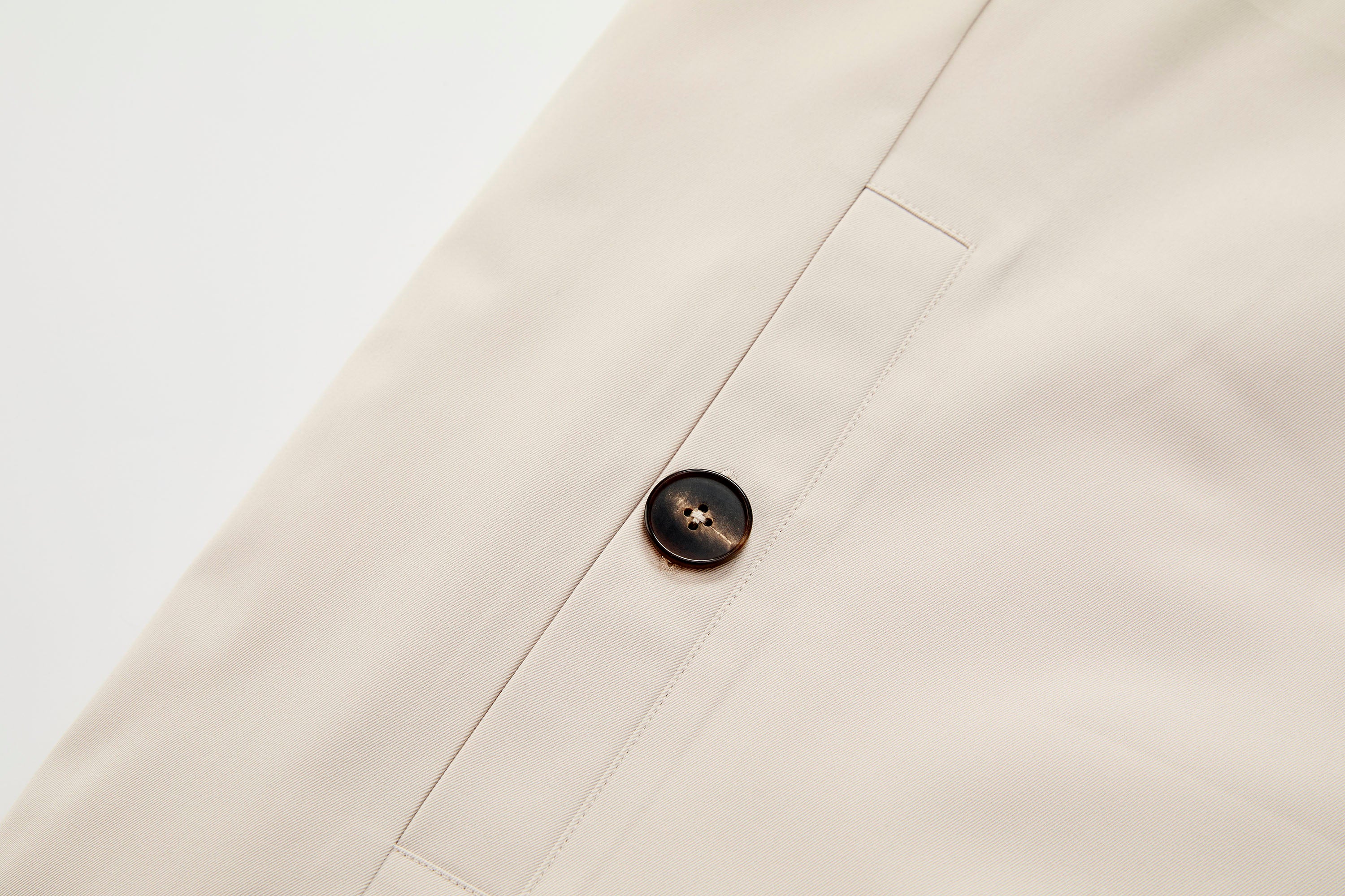 ORGANIC EMOTION Contrast PU Midi Down Coat