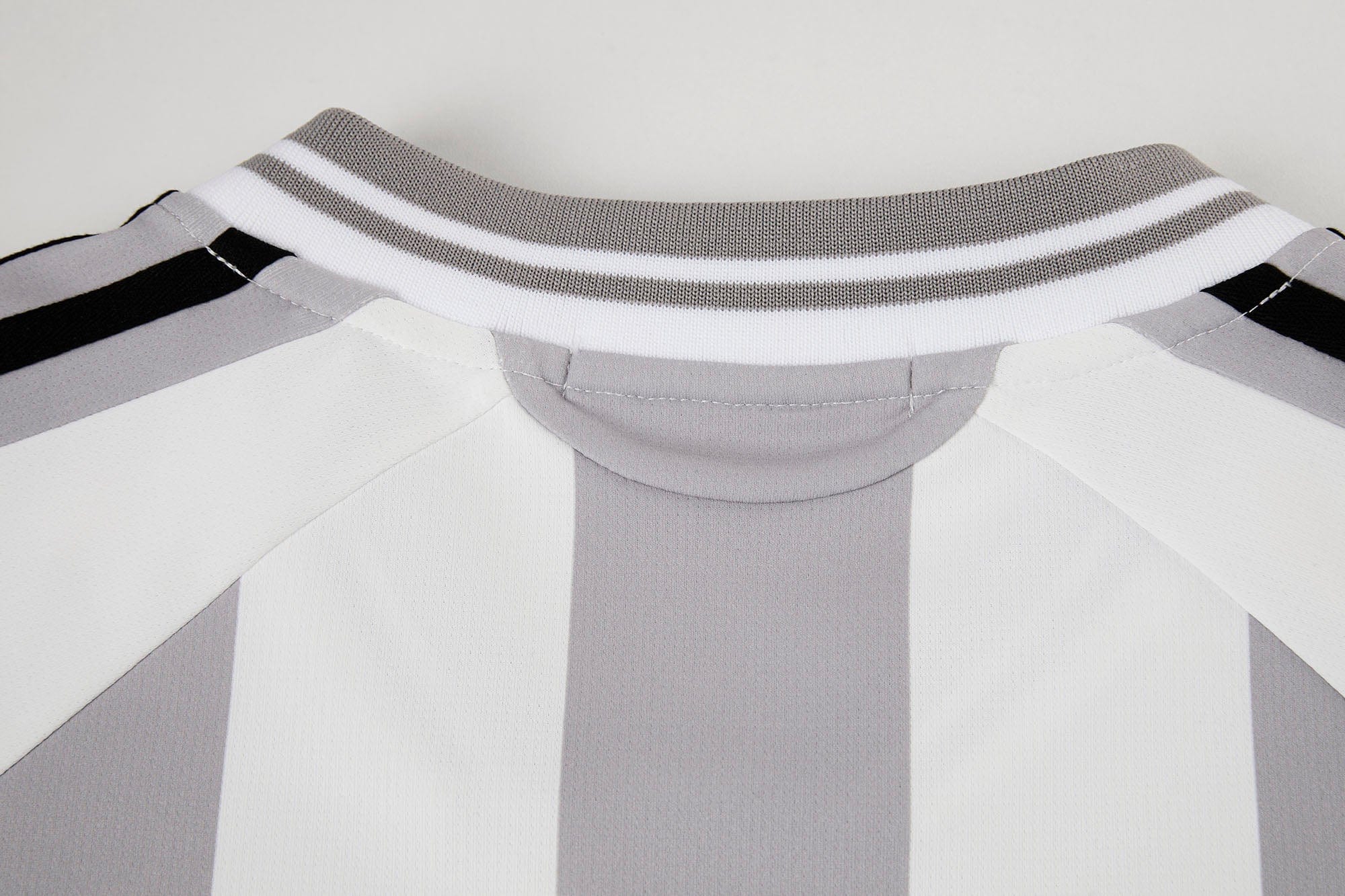 ORGANIC EMOTION Striped Badge Graphics Soccer Jersey, premium urban and streetwear designers apparel on PROJECTISR.com, ORGANIC EMOTION