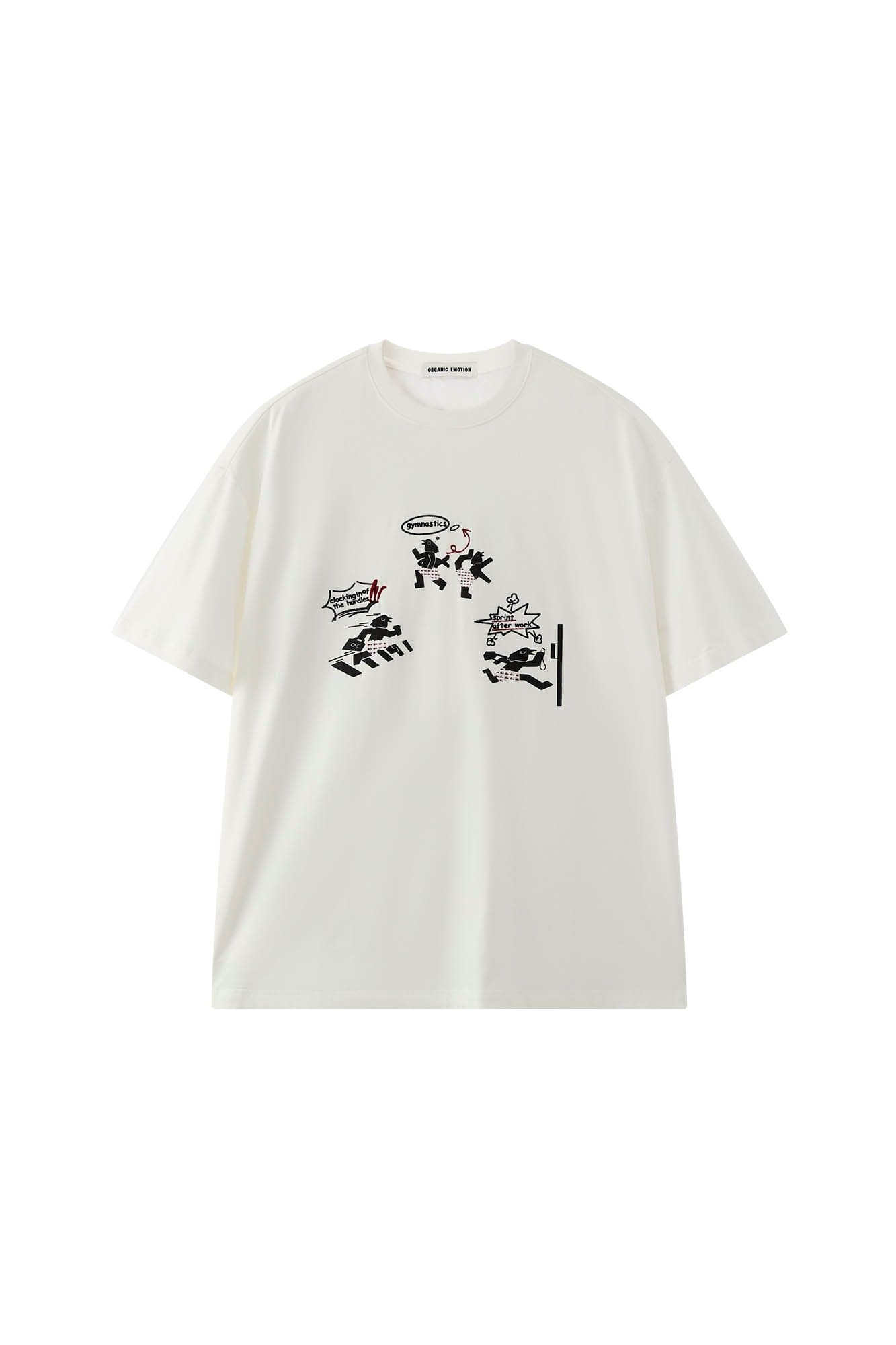 ORGANIC EMOTION Birdman Doodle Graphic T-Shirt