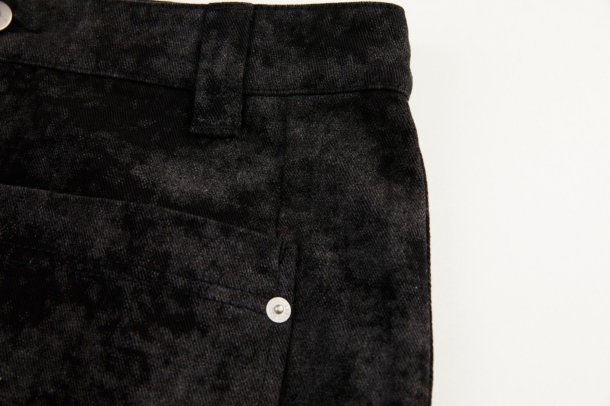 ORGANIC EMOTION Big-Pocket Paneled Wide-Leg Jeans