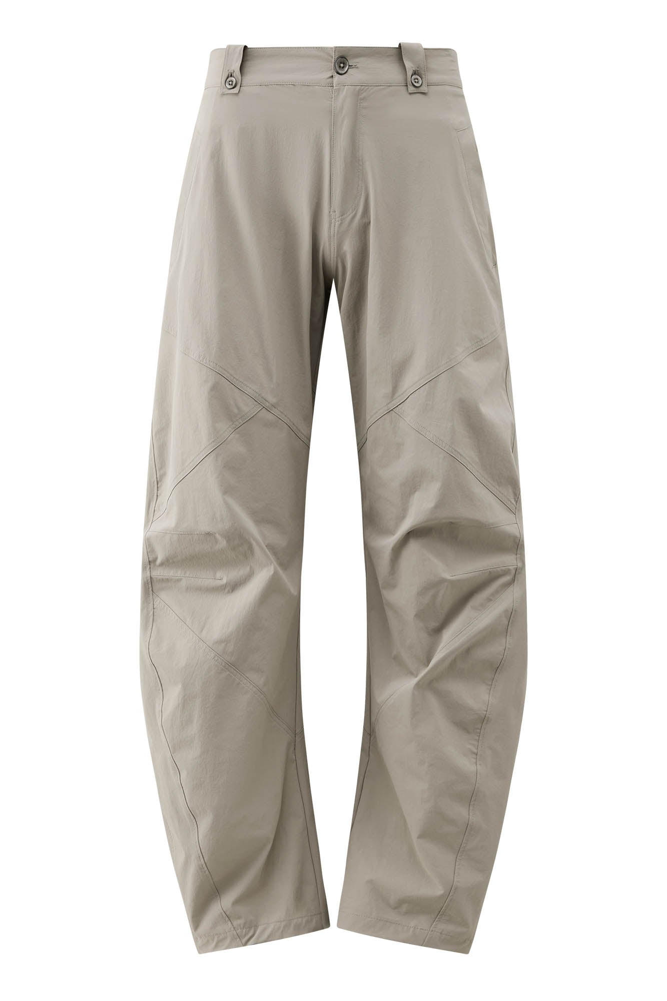 ORGANIC EMOTION Retro Spliced Curved Pants