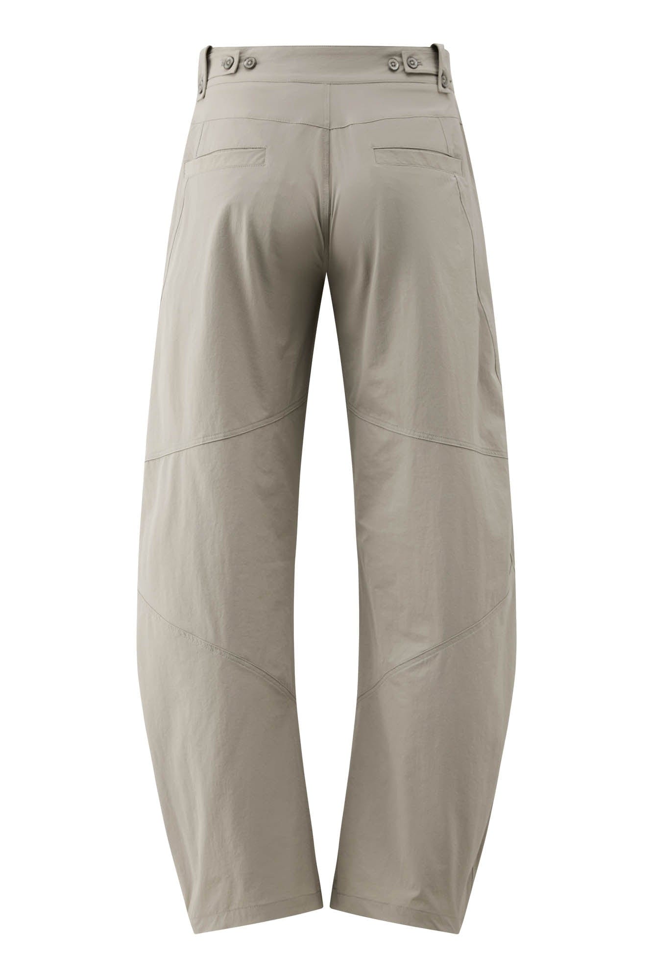 ORGANIC EMOTION Retro Spliced Curved Pants