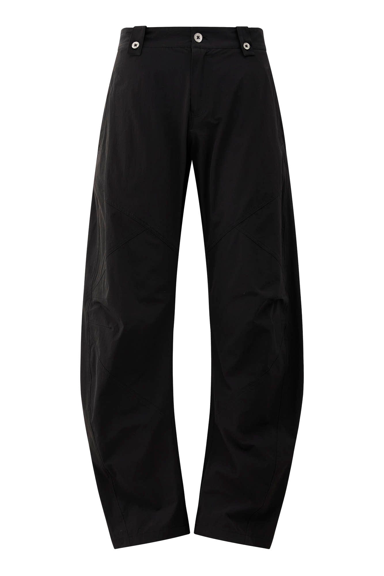 ORGANIC EMOTION Retro Spliced Curved Pants