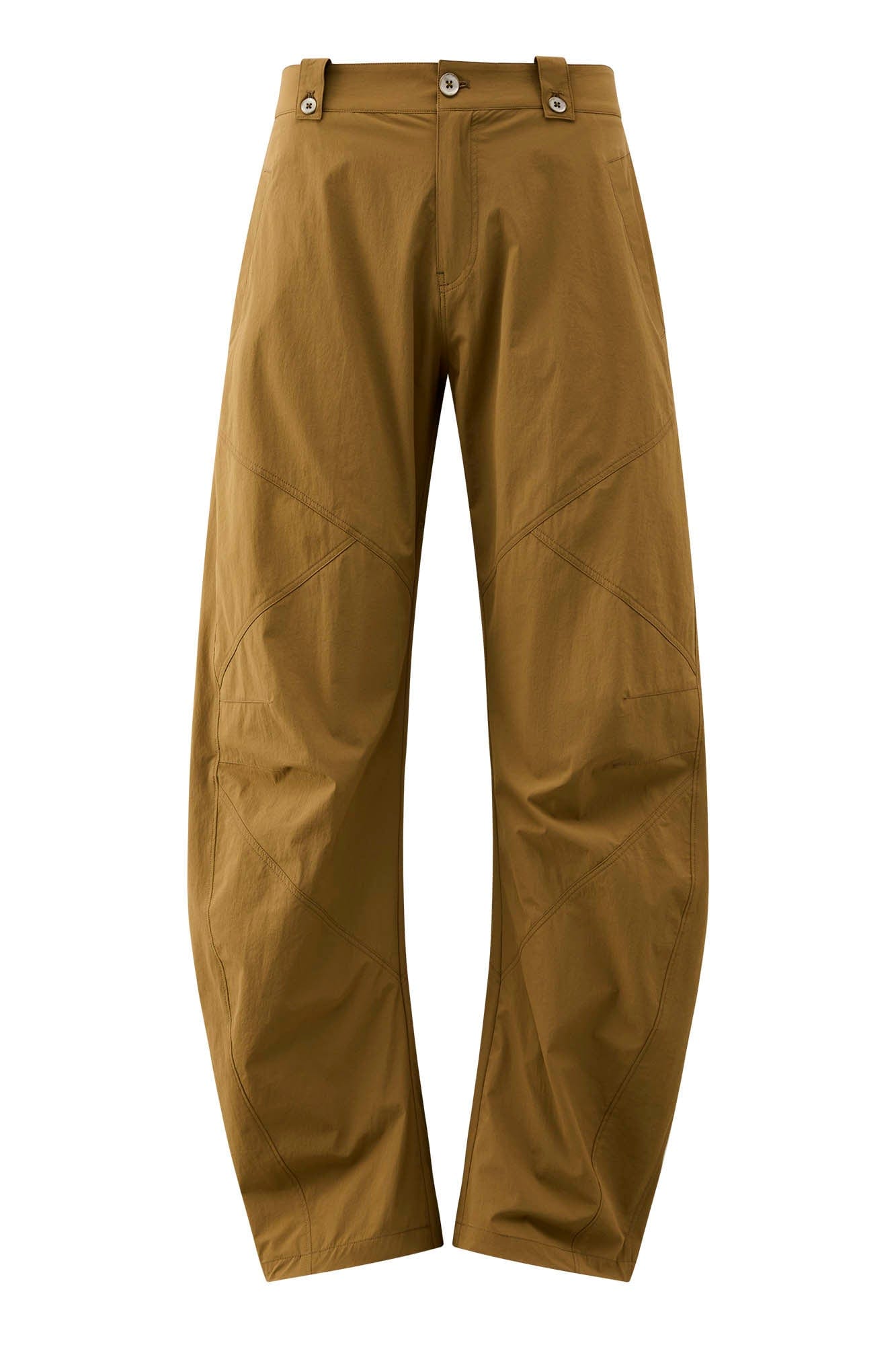 ORGANIC EMOTION Retro Spliced Curved Pants
