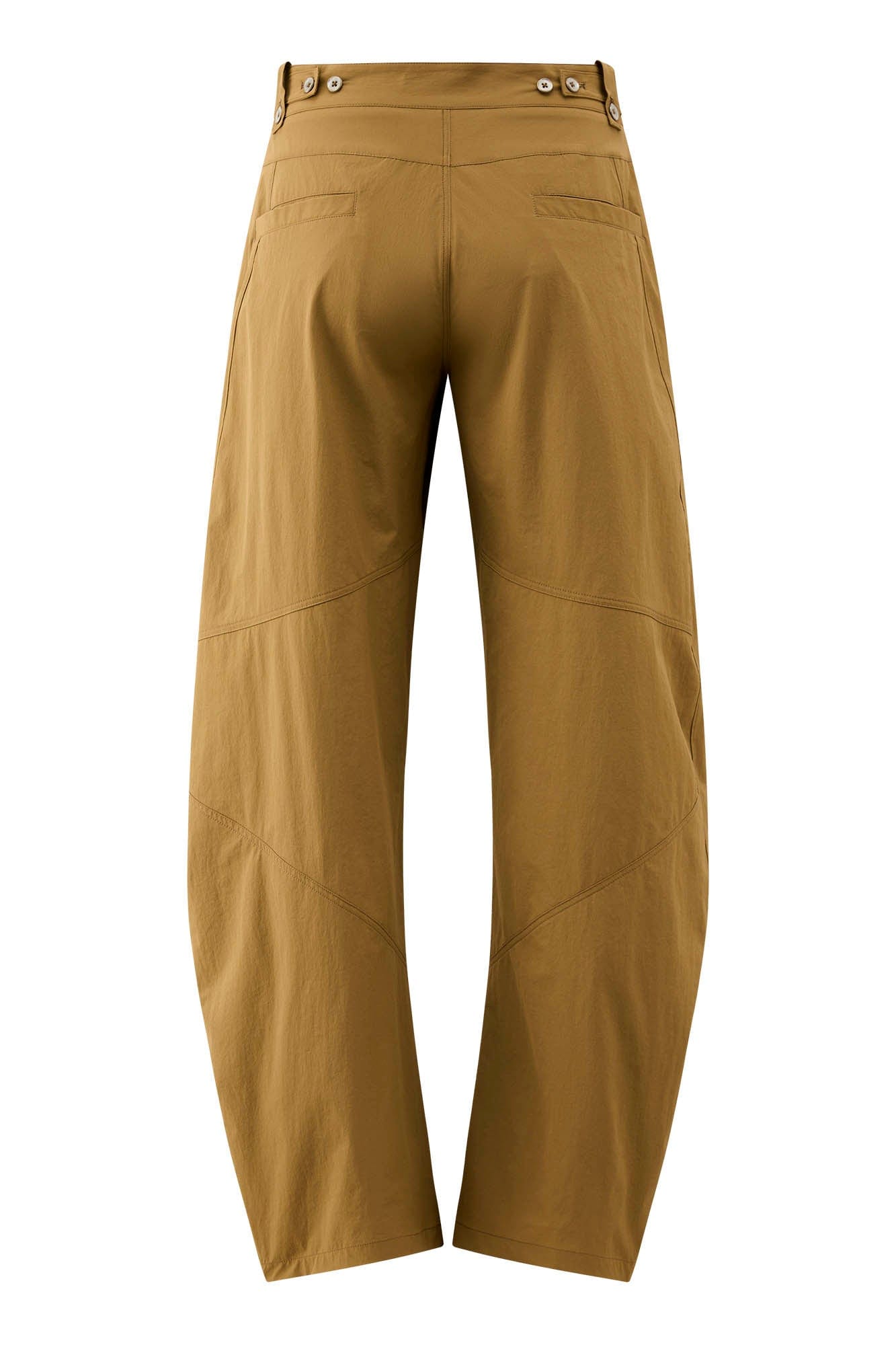 ORGANIC EMOTION Retro Spliced Curved Pants