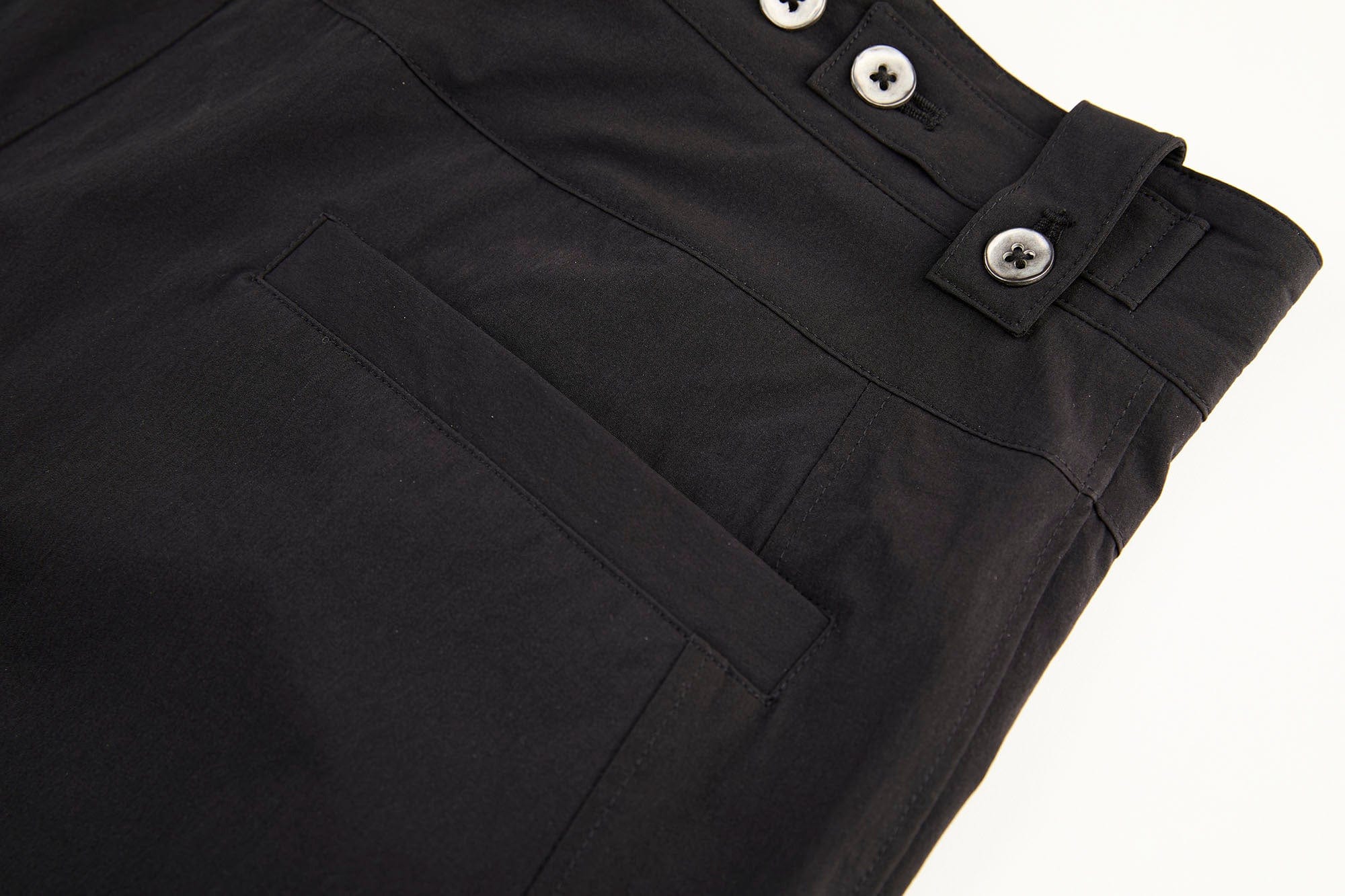 ORGANIC EMOTION Retro Spliced Curved Pants