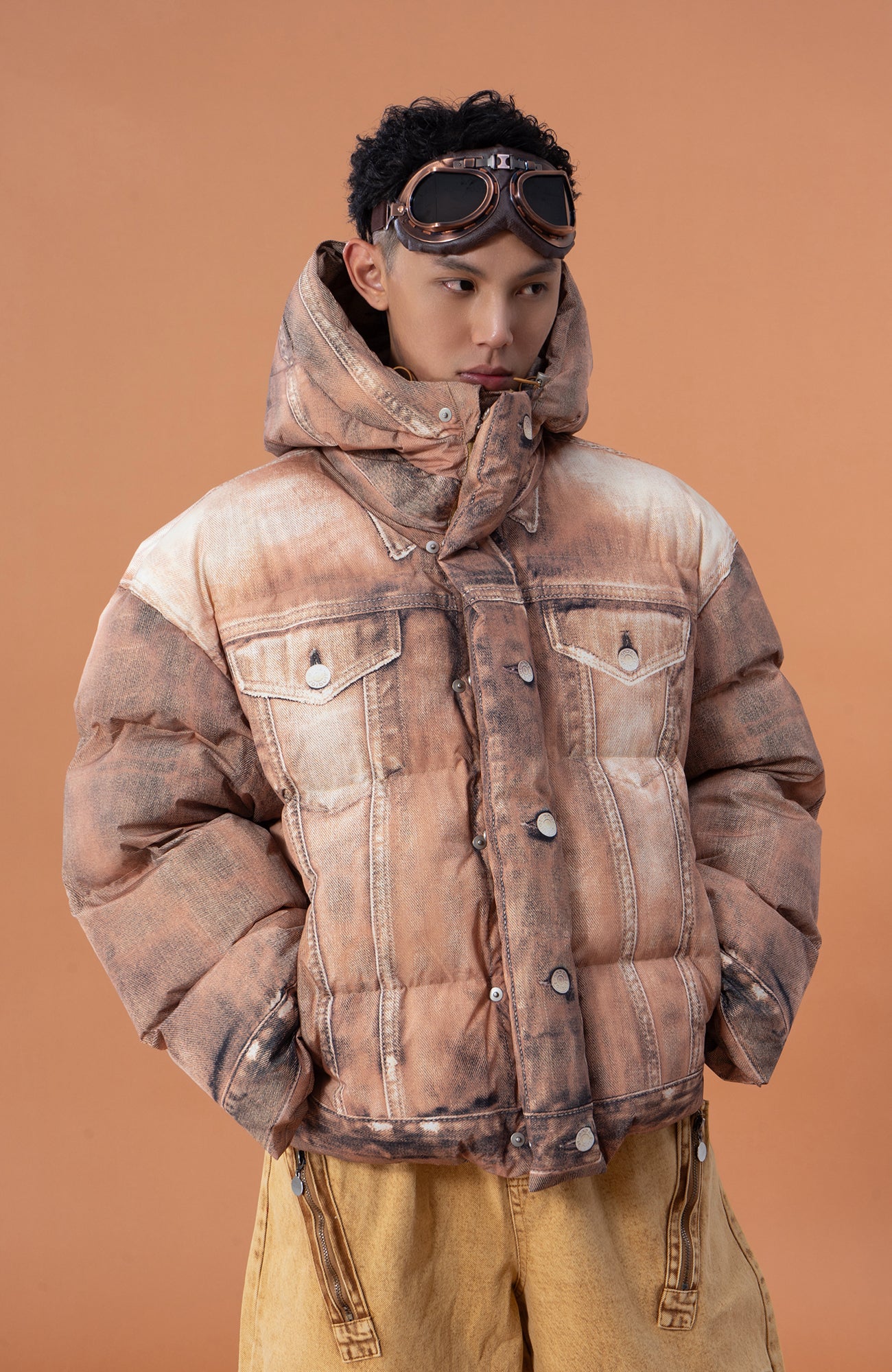 CLP Dirty Fit Utility Hooded Puffer Jacket