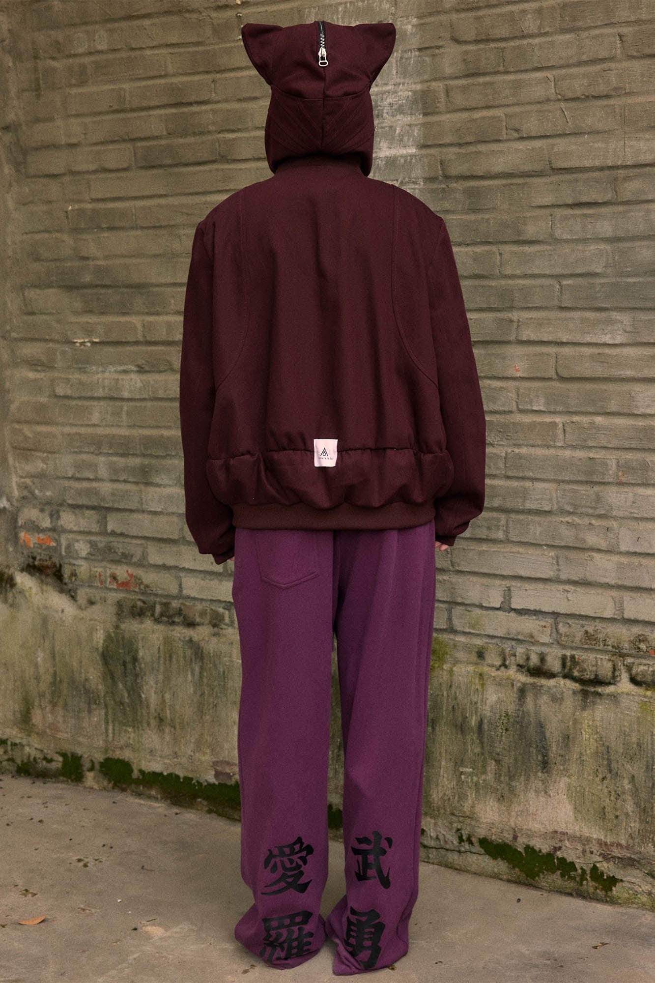 KADAKADA Cat Ears Perforated Hooded Jacket, premium urban and streetwear designers apparel on PROJECTISR.com, KADAKADA