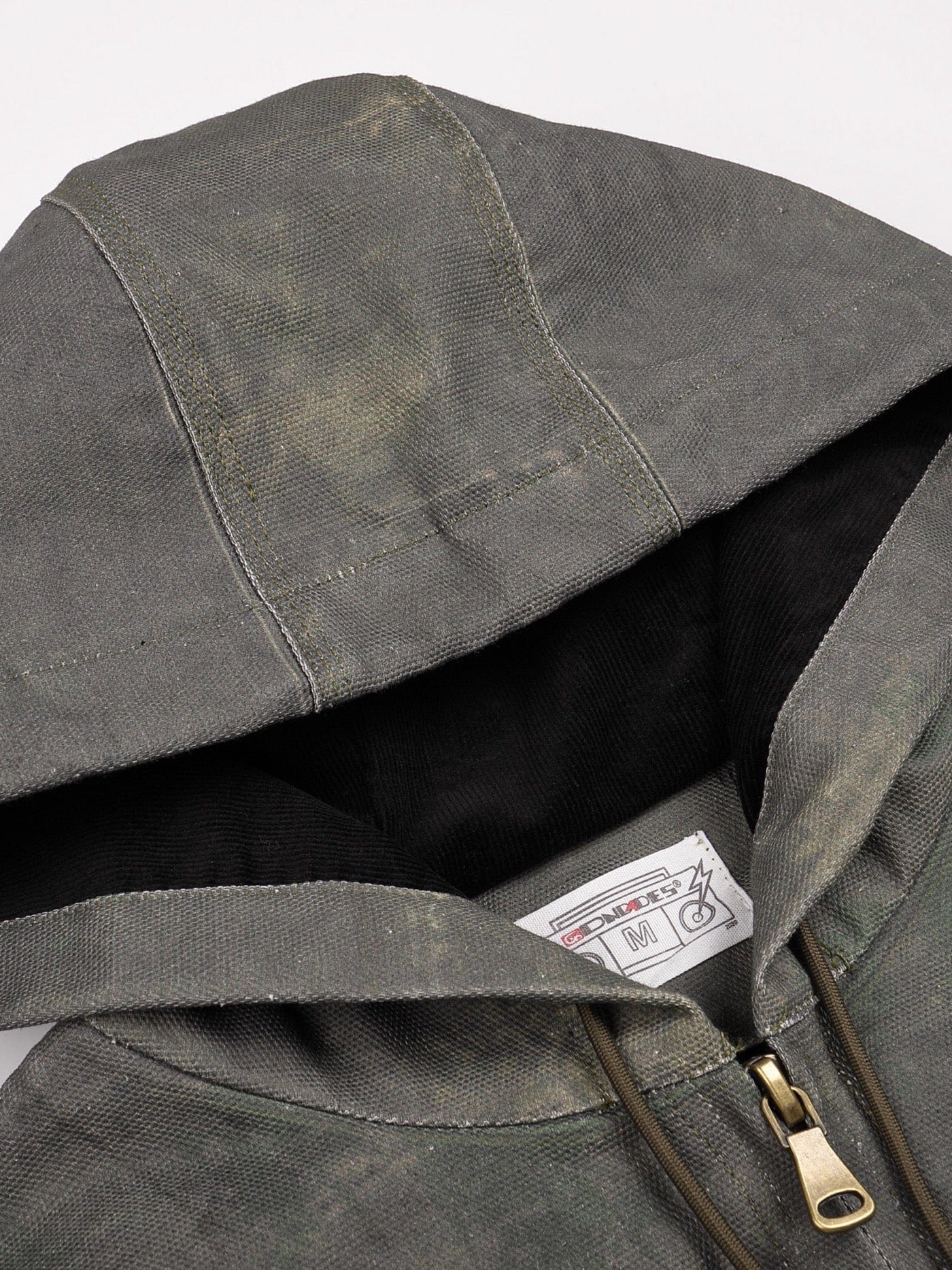 DND4DES Camouflage Graffiti Zip-Up Jacket, premium urban and streetwear designers apparel on PROJECTISR.com, DND4DES