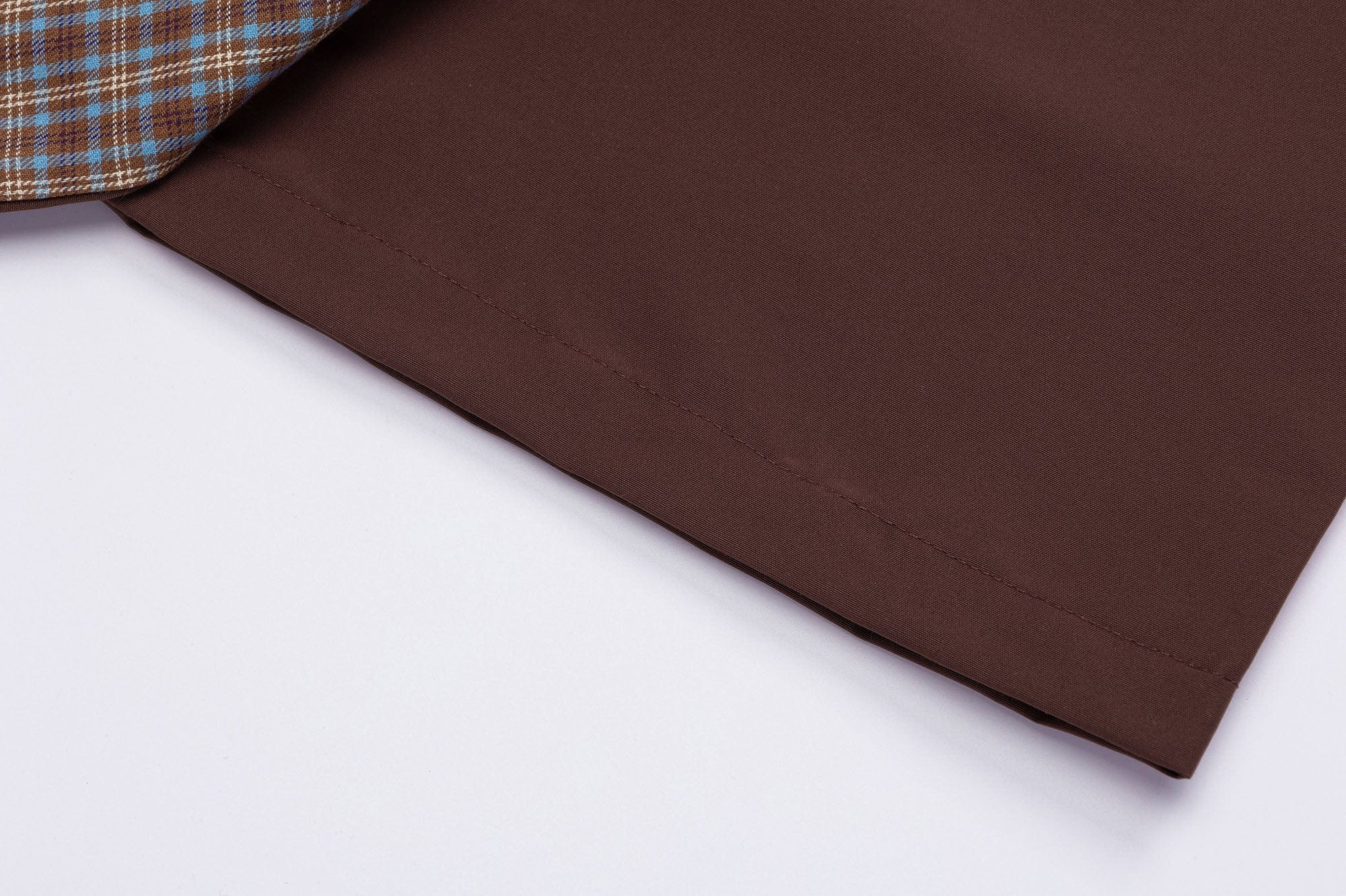 OVDY Retro Spliced Plaid Polo T-Shirt, premium urban and streetwear designers apparel on PROJECTISR.com, OVDY