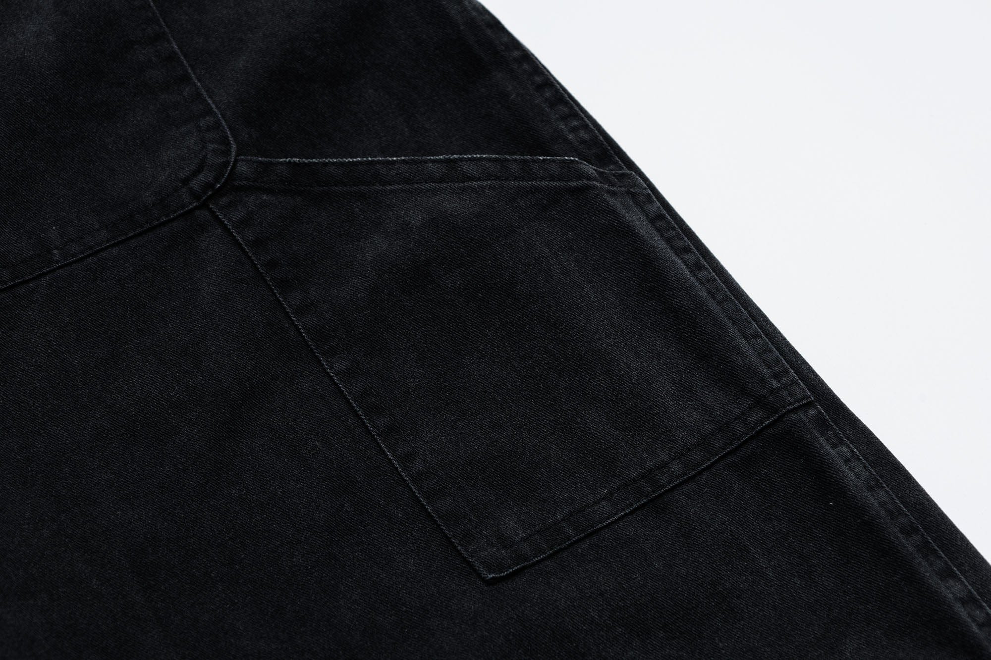 OVDY Distressed Turquoise Rivet Wide-Leg Pants, premium urban and streetwear designers apparel on PROJECTISR.com, OVDY