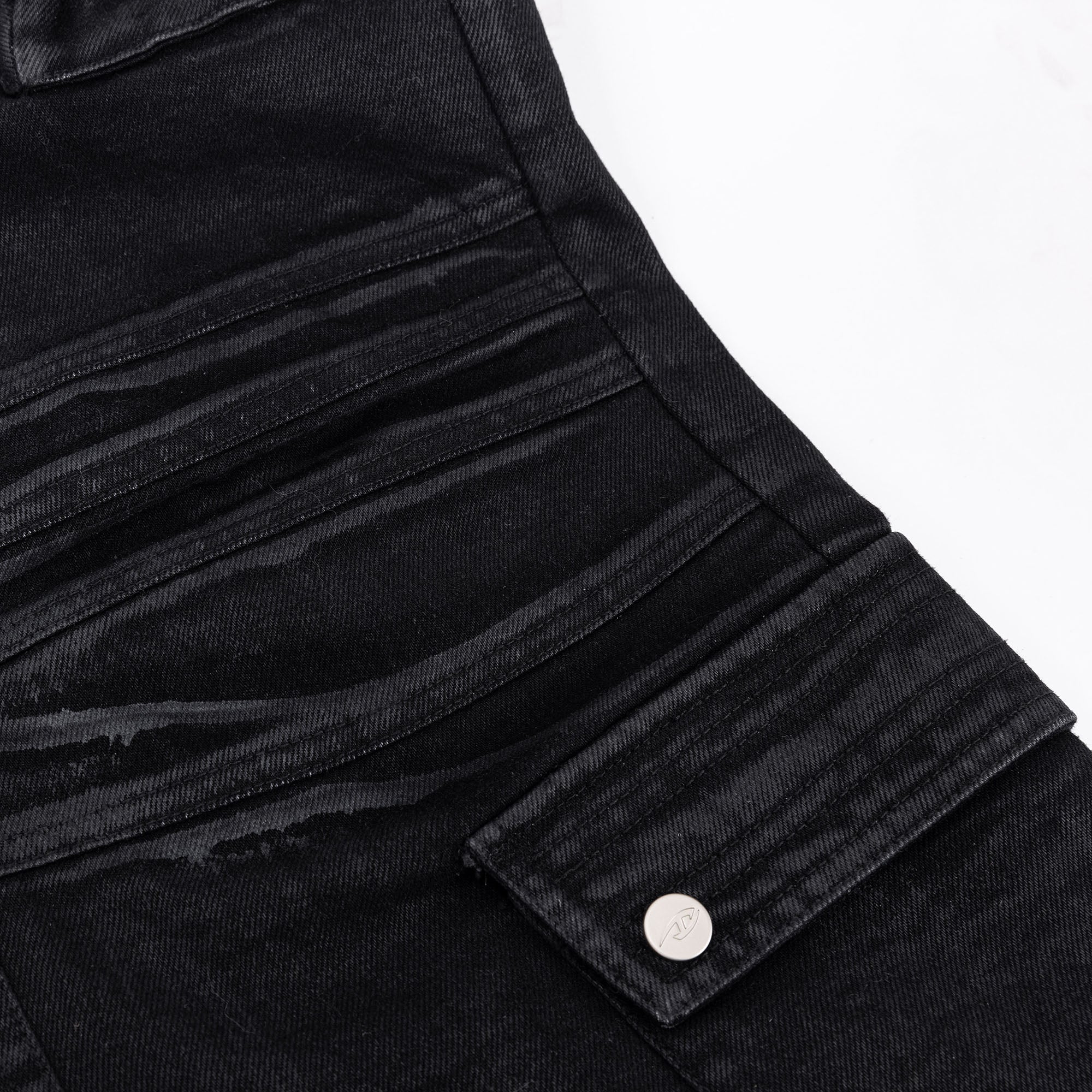 CATSSTAC Waxed Multi-Pockets Utility Cargo Pants