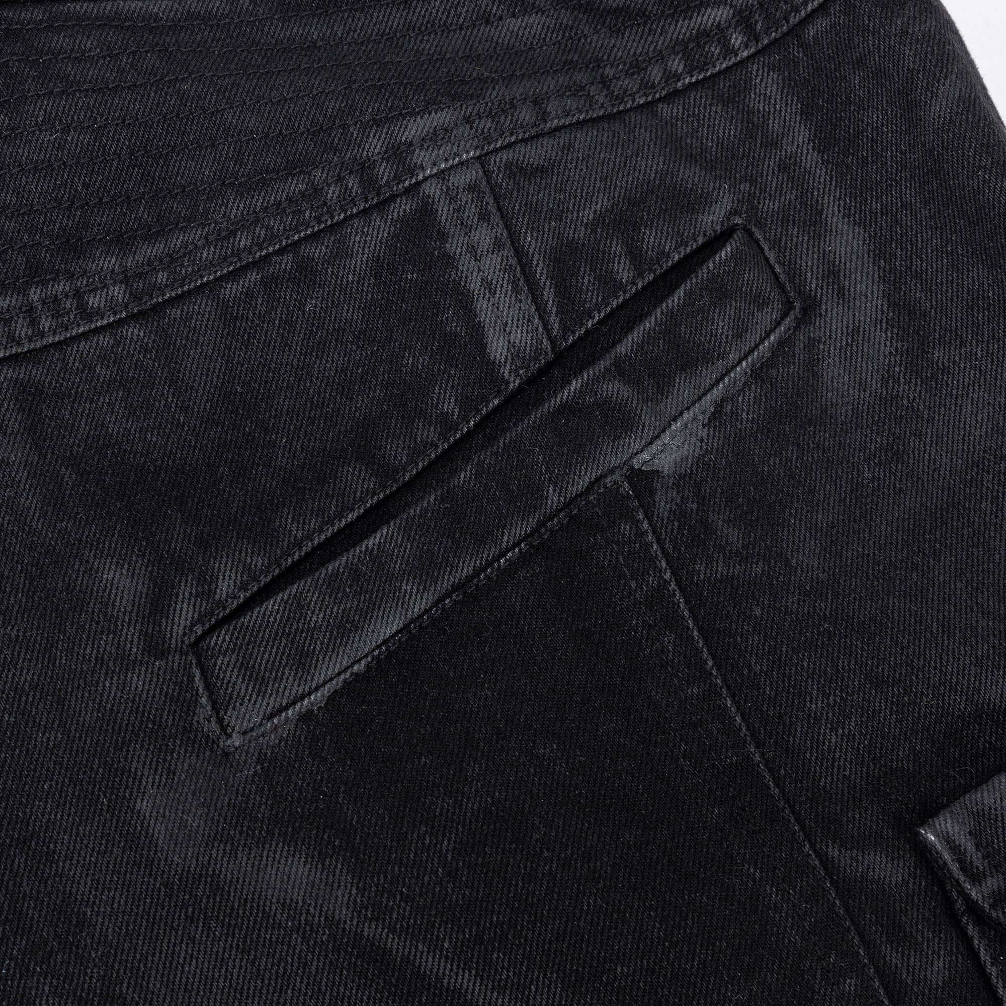 CATSSTAC Waxed Multi-Pockets Utility Cargo Pants