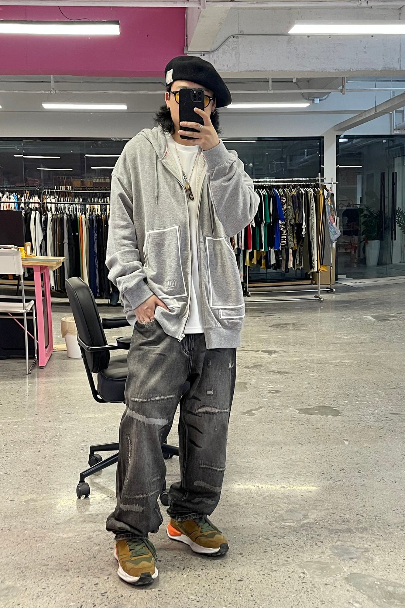 ME DA IGUAL Washed Slashed Patch Distressed Jeans, premium urban and streetwear designers apparel on PROJECTISR.com, ME DA IGUAL