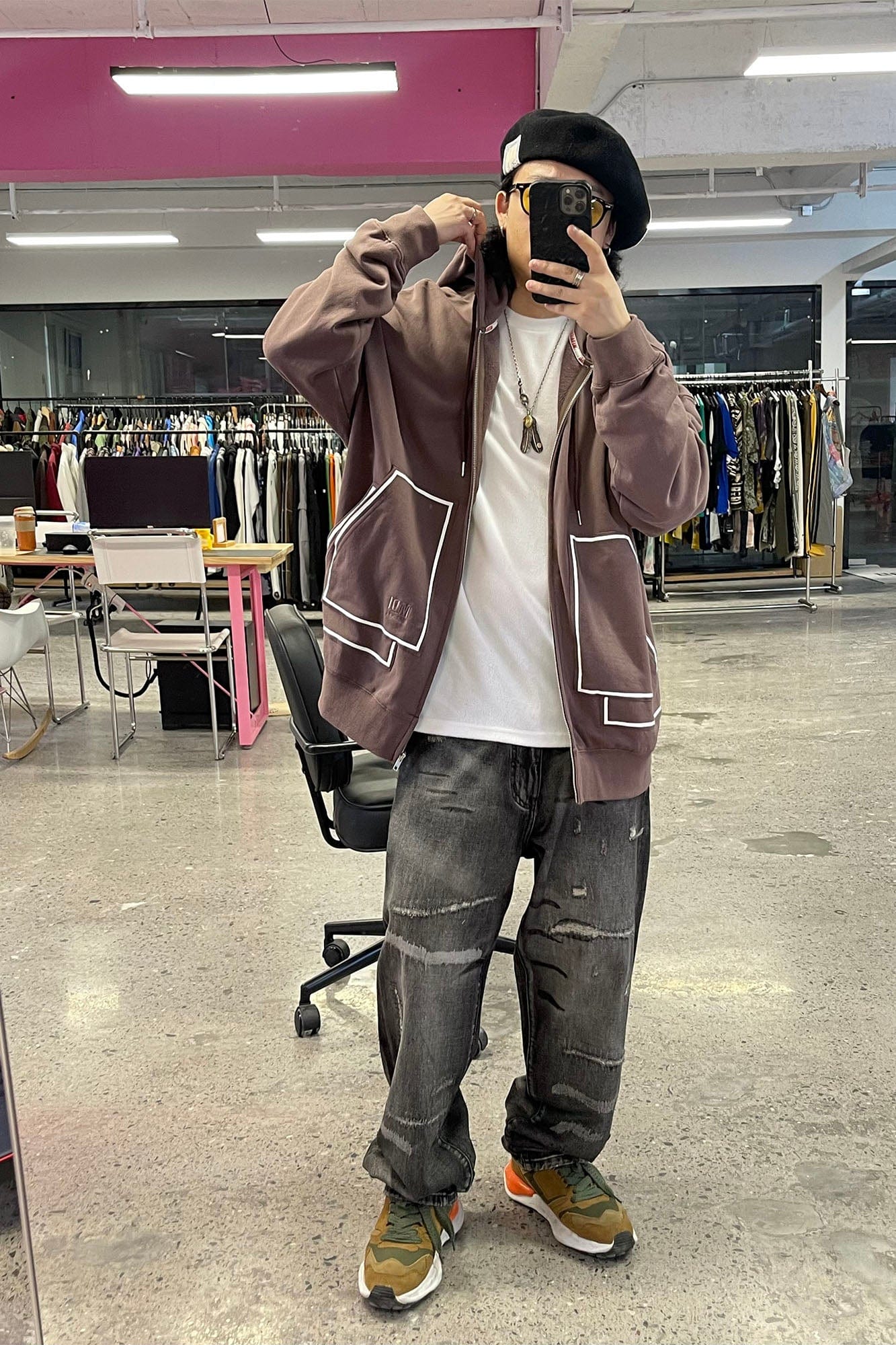 ME DA IGUAL Washed Slashed Patch Distressed Jeans, premium urban and streetwear designers apparel on PROJECTISR.com, ME DA IGUAL