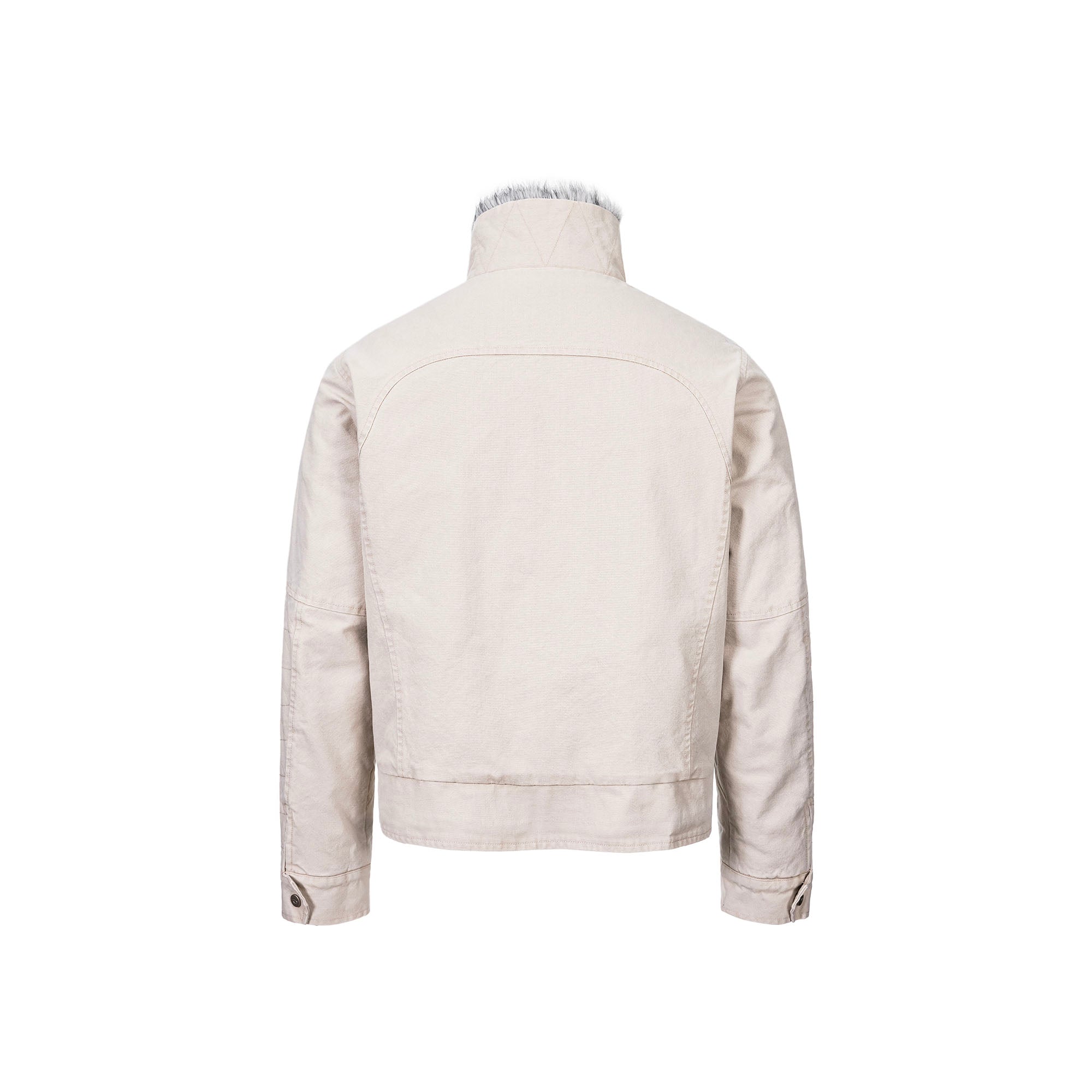 CATSSTAC Faux Fur Lining Washed Jacket