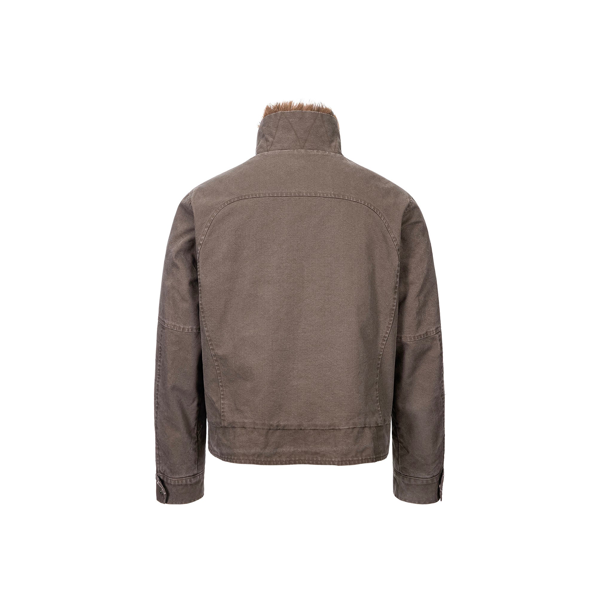 CATSSTAC Faux Fur Lining Washed Jacket