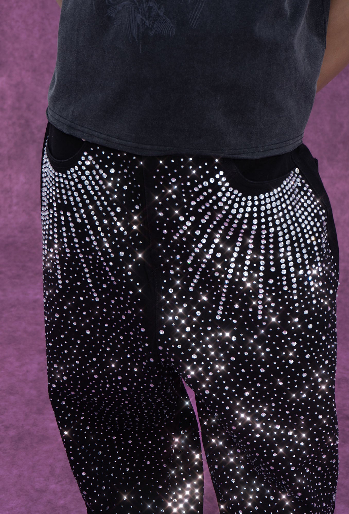 CLP Starlight Diamond Wide-Leg Jeans, premium urban and streetwear designers apparel on PROJECTISR.com, CLP
