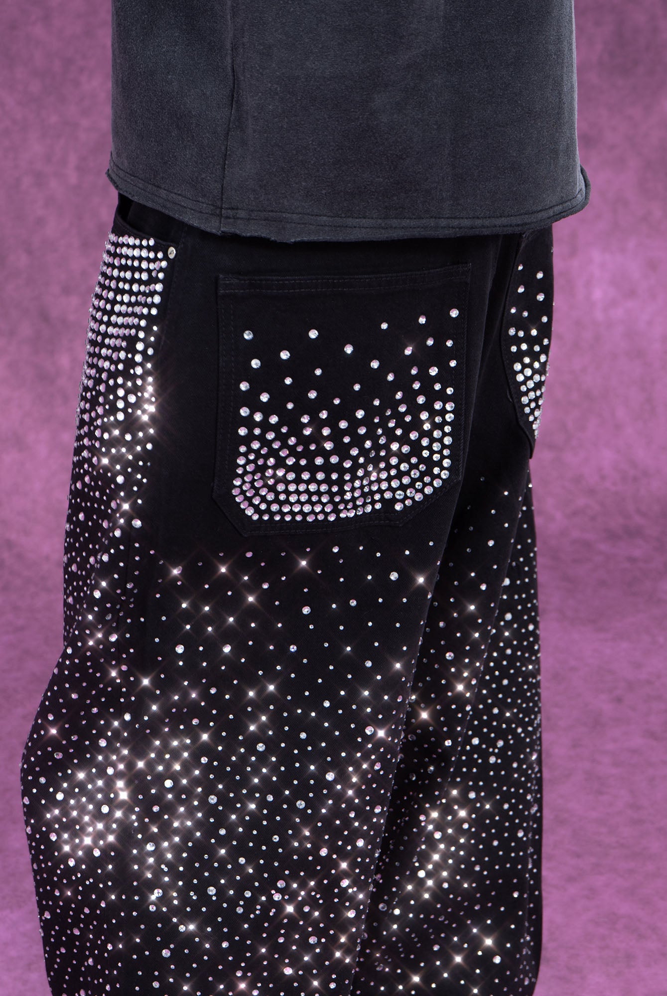 CLP Starlight Diamond Wide-Leg Jeans, premium urban and streetwear designers apparel on PROJECTISR.com, CLP