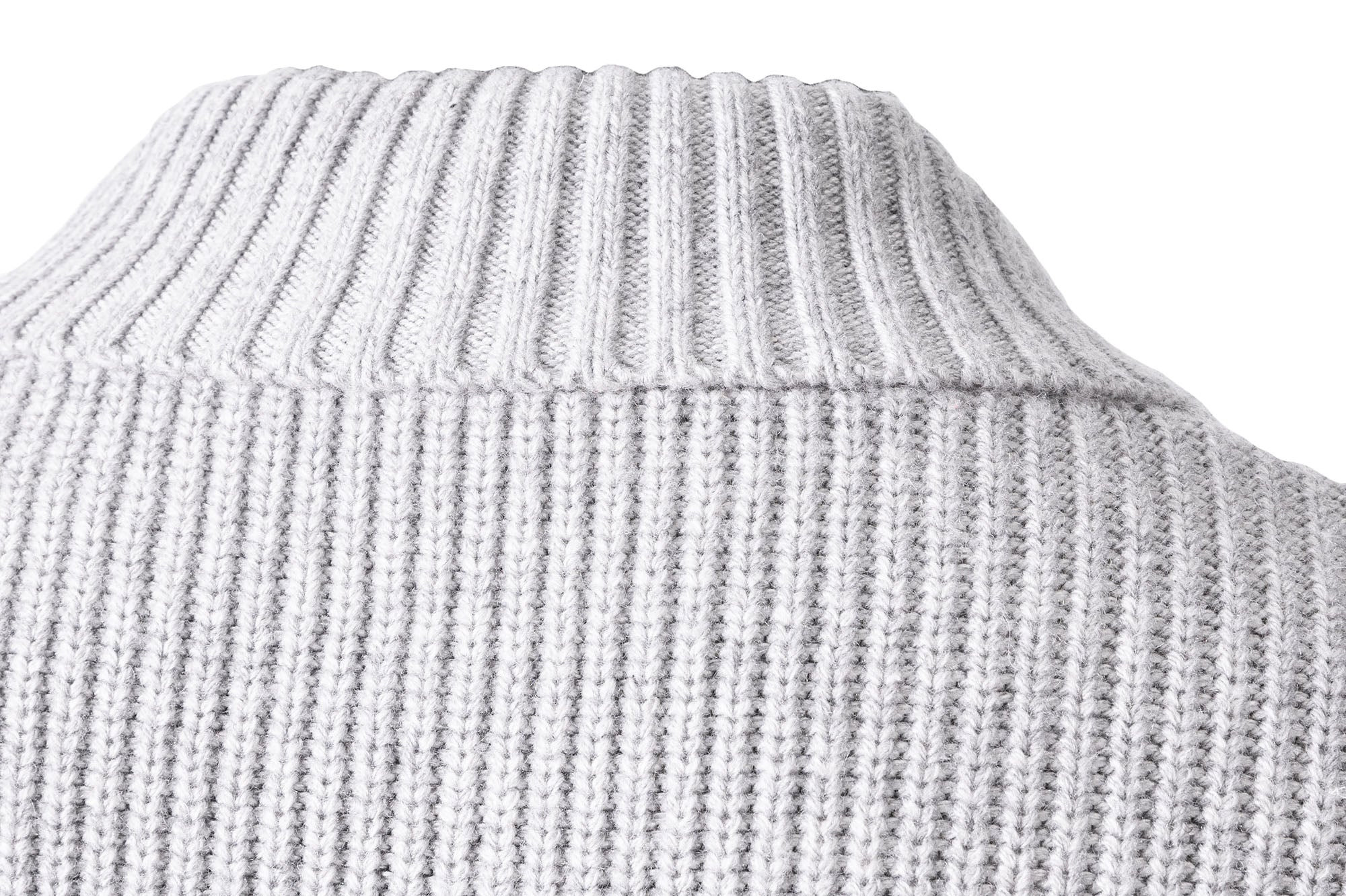 CATSSTAC Wool-Blend Shawl-Collar Cable Knit Sweater