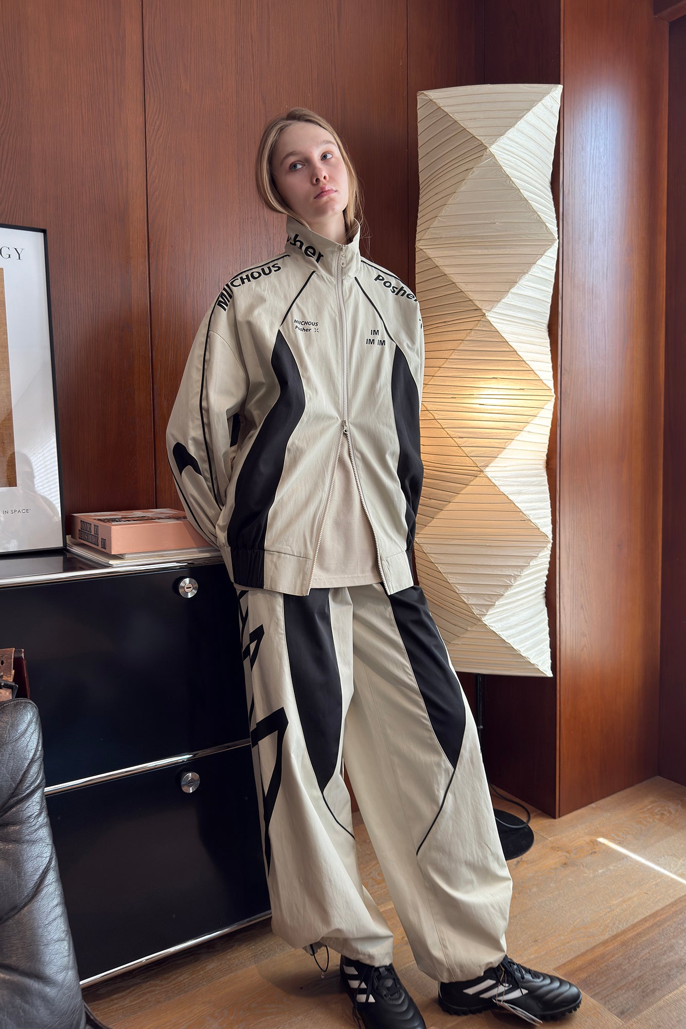 MIICHOUS Contrast Panel 3A Graphic Jacket