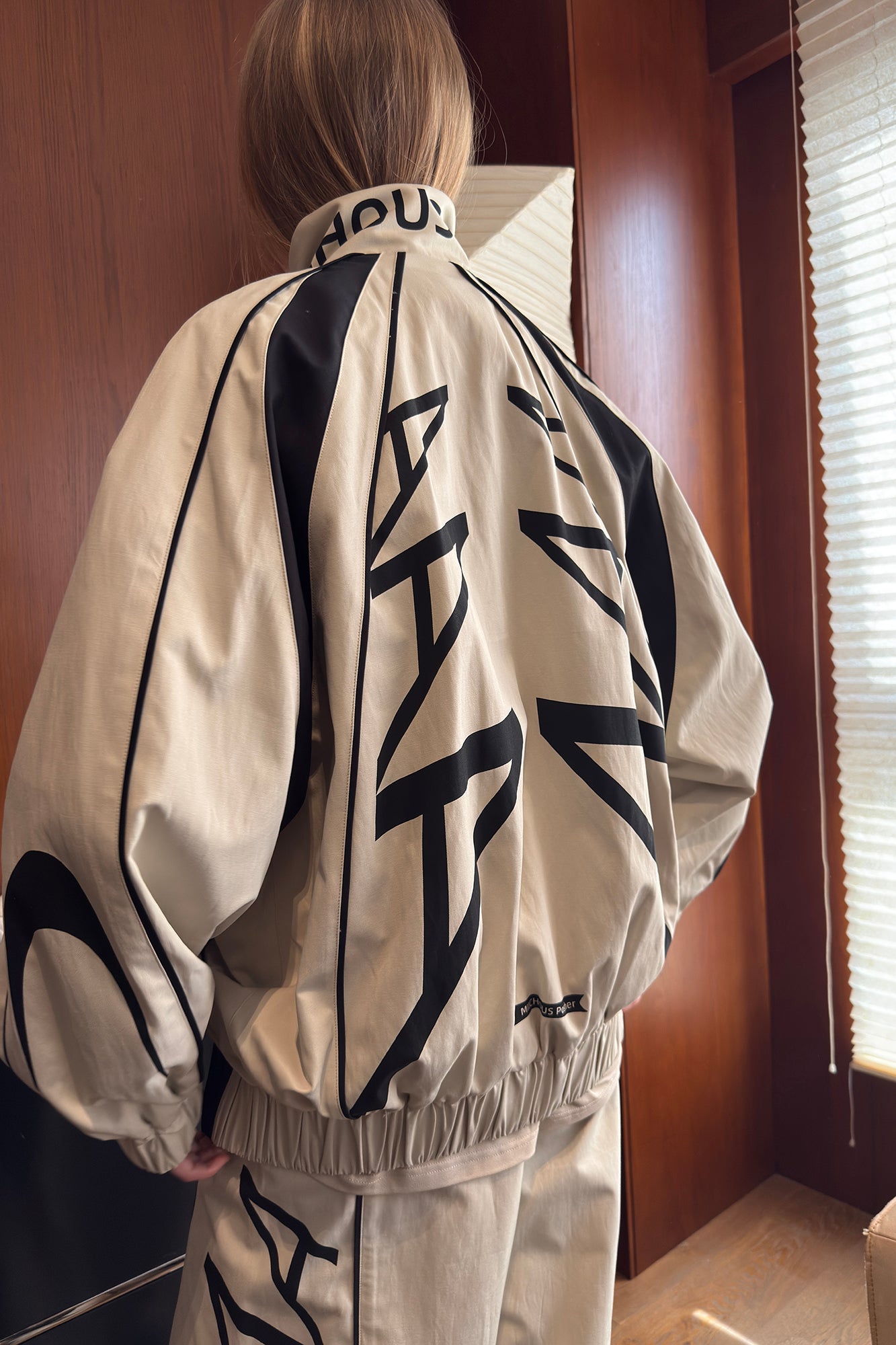 MIICHOUS Contrast Panel 3A Graphic Jacket
