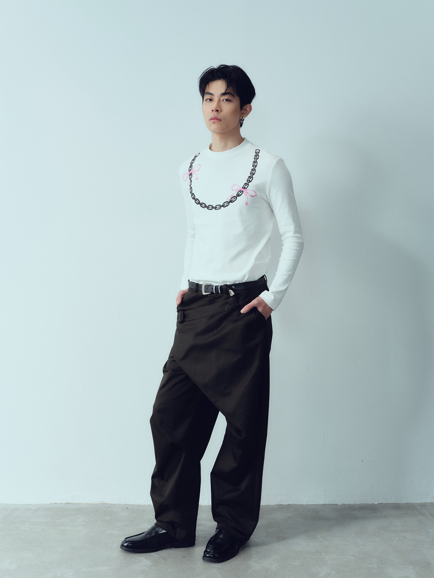 KADAKADA Deconstructed Apron-Wrap Trousers
