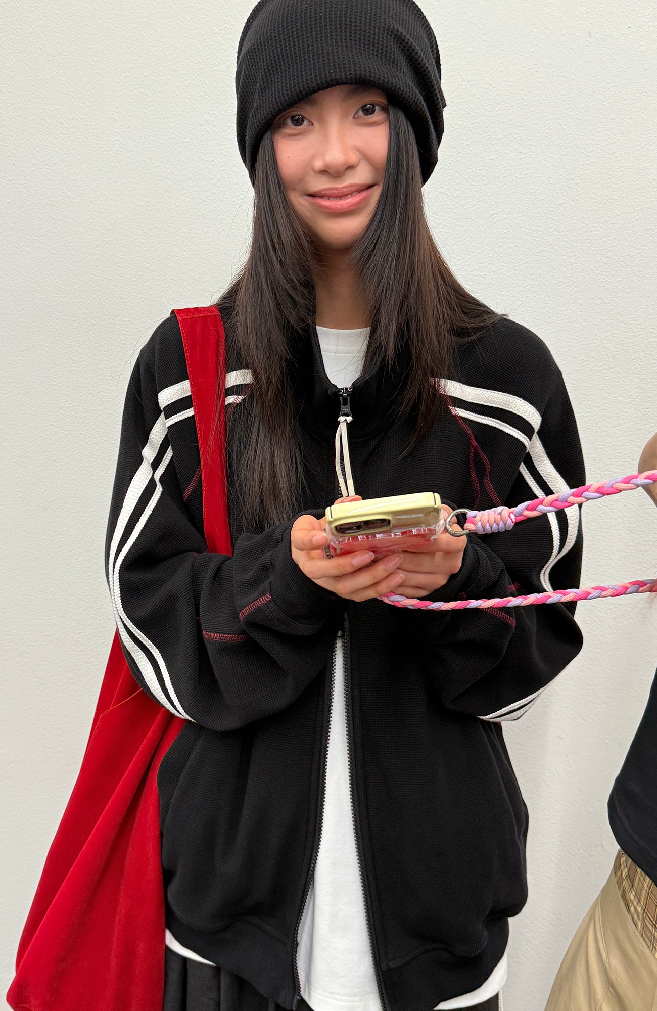 ROARINGWILD A ARCH Retro Stripe Raglan Track Jacket