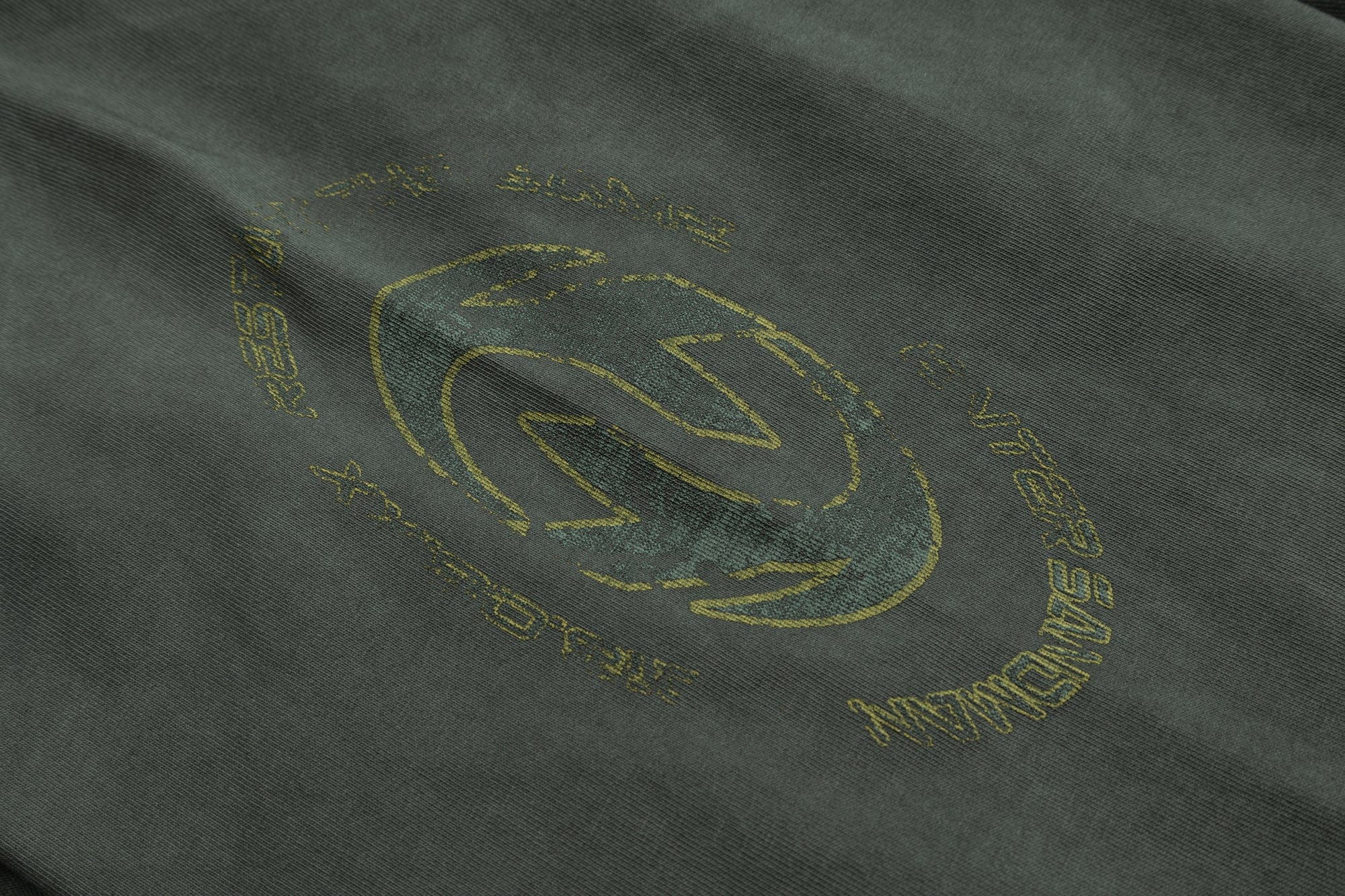 OVDY Graphic Faded Raglan Sorona T-Shirt, premium urban and streetwear designers apparel on PROJECTISR.com, OVDY