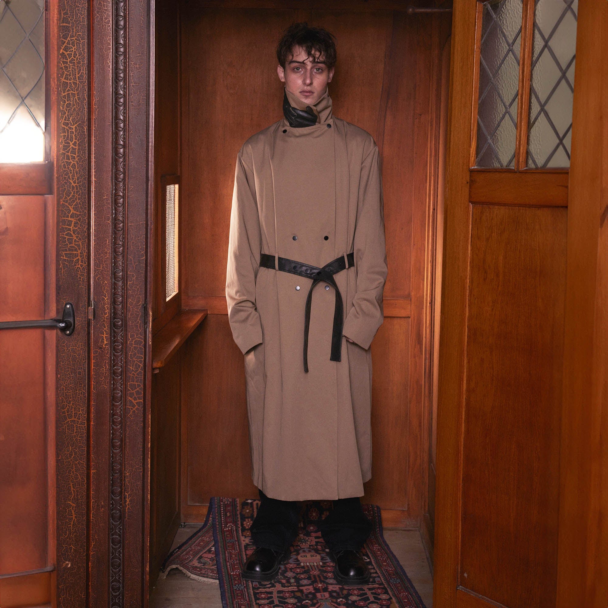 KADAKADA Choking Glove Trench Coat, premium urban and streetwear designers apparel on PROJECTISR.com, KADAKADA