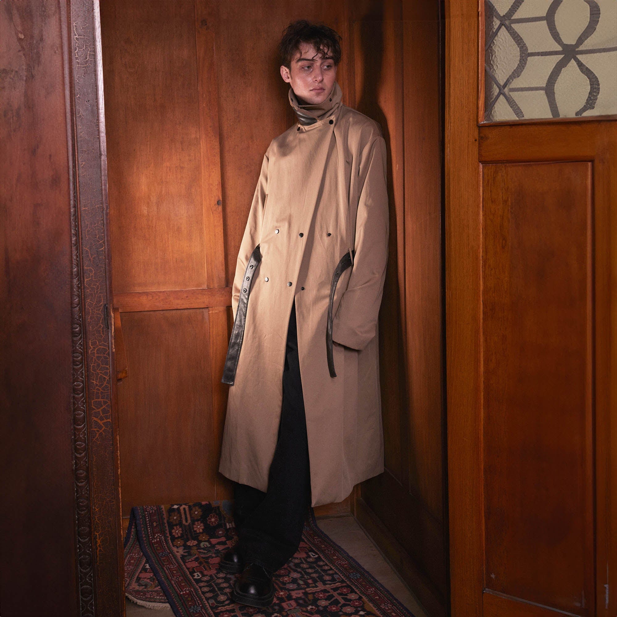 KADAKADA Choking Glove Trench Coat, premium urban and streetwear designers apparel on PROJECTISR.com, KADAKADA