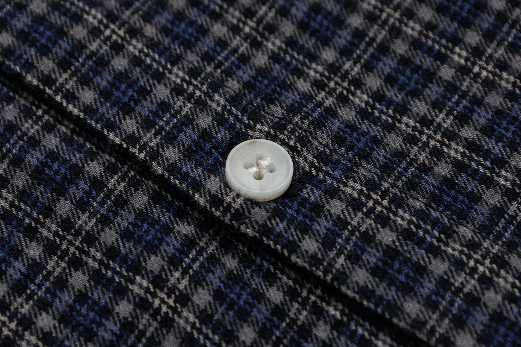 OVDY Raw-Edge Patchwork Graphic Plaid Half Shirt, premium urban and streetwear designers apparel on PROJECTISR.com, OVDY