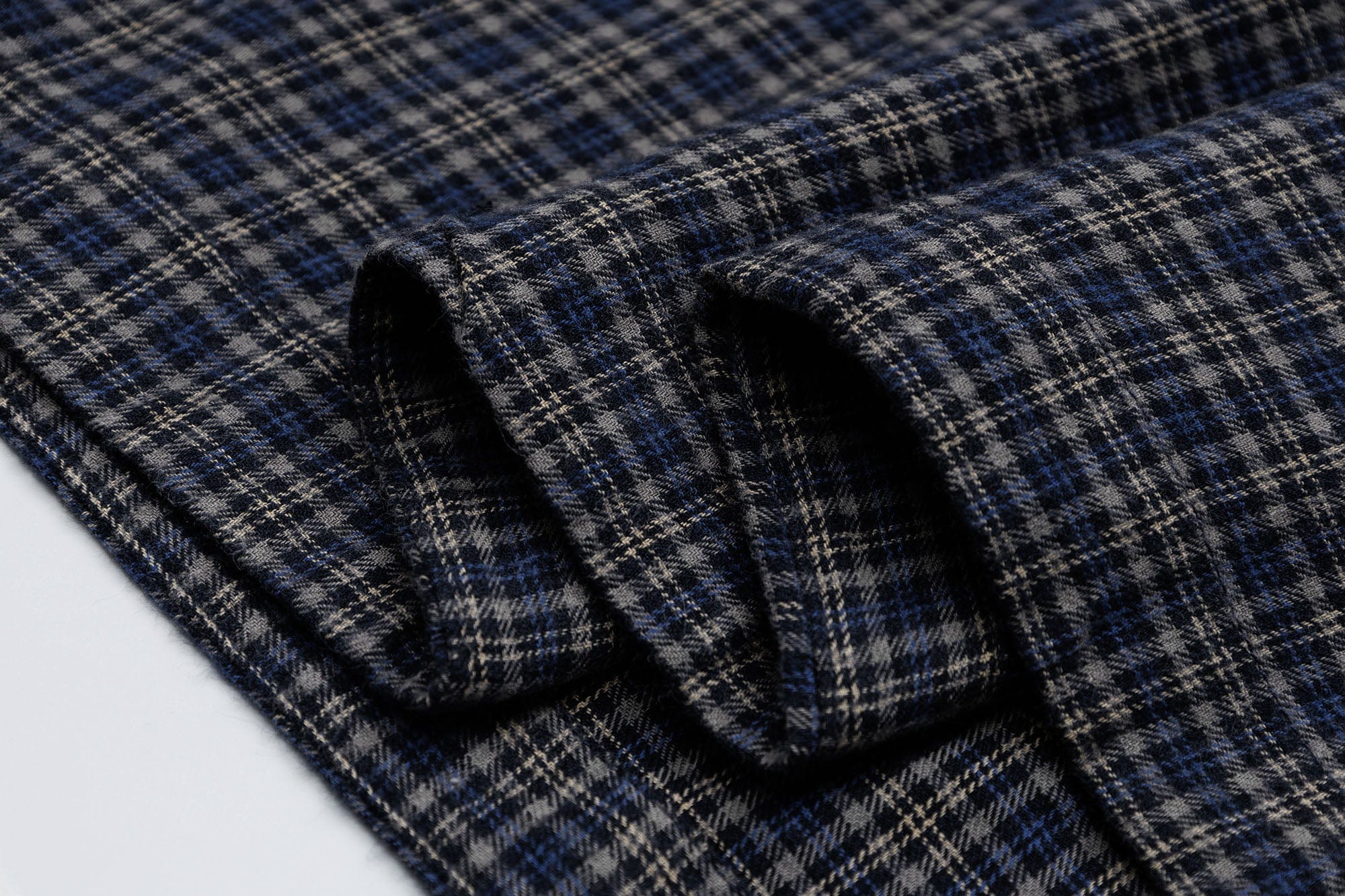 OVDY Raw-Edge Patchwork Graphic Plaid Half Shirt, premium urban and streetwear designers apparel on PROJECTISR.com, OVDY