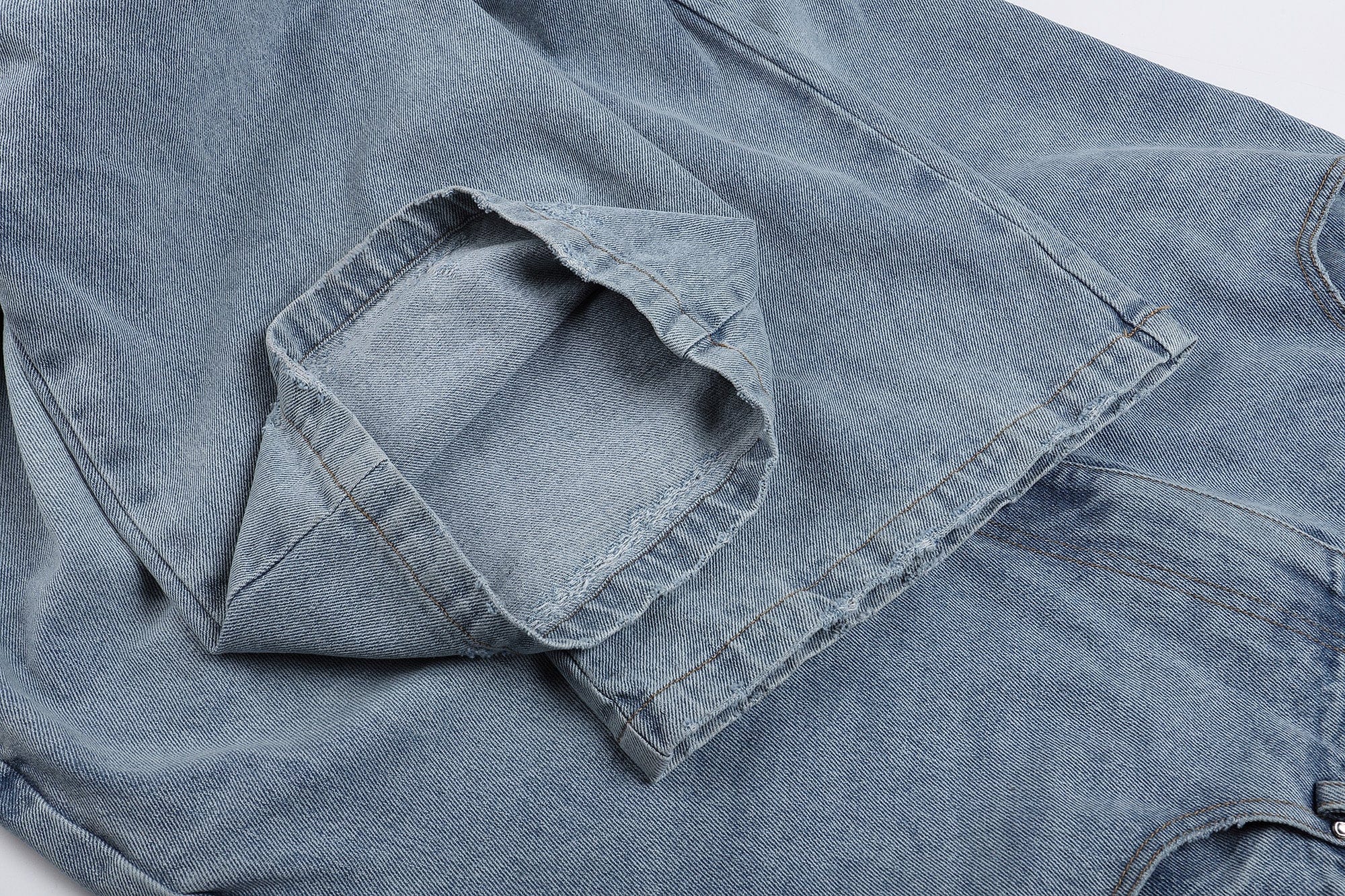 WHISTLEHUNTER Stacked Washed Rivet Flare Jeans, premium urban and streetwear designers apparel on PROJECTISR.com, WHISTLEHUNTER