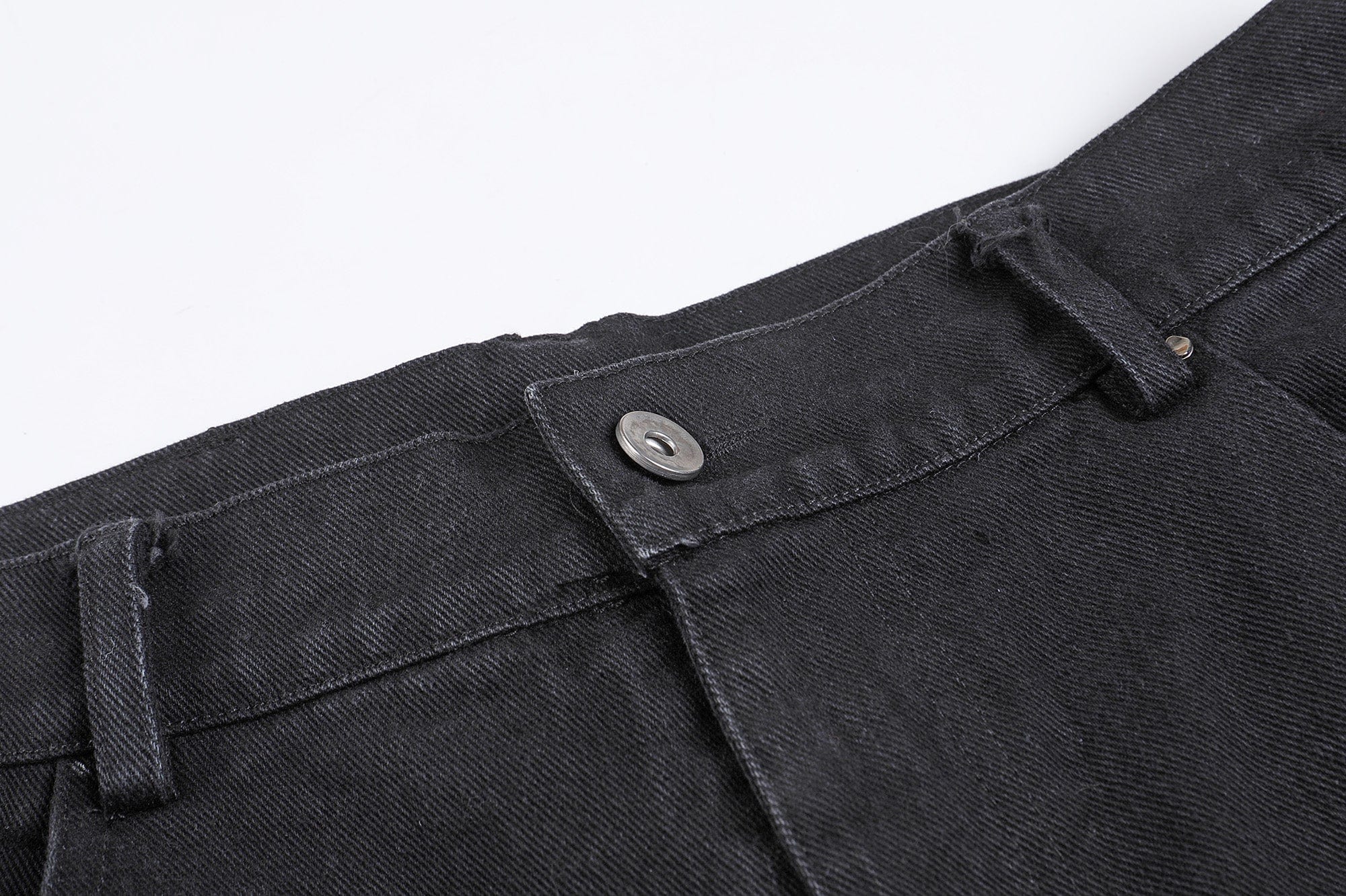 WHISTLEHUNTER Stacked Washed Rivet Flare Jeans, premium urban and streetwear designers apparel on PROJECTISR.com, WHISTLEHUNTER