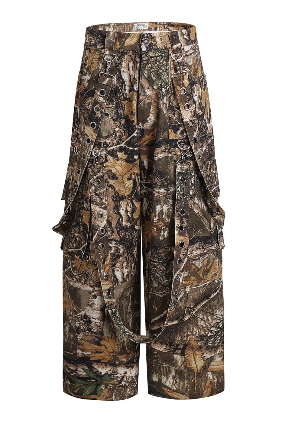 DND4DES Camo Detachable Strapped Cargo Pants, premium urban and streetwear designers apparel on PROJECTISR.com, DND4DES