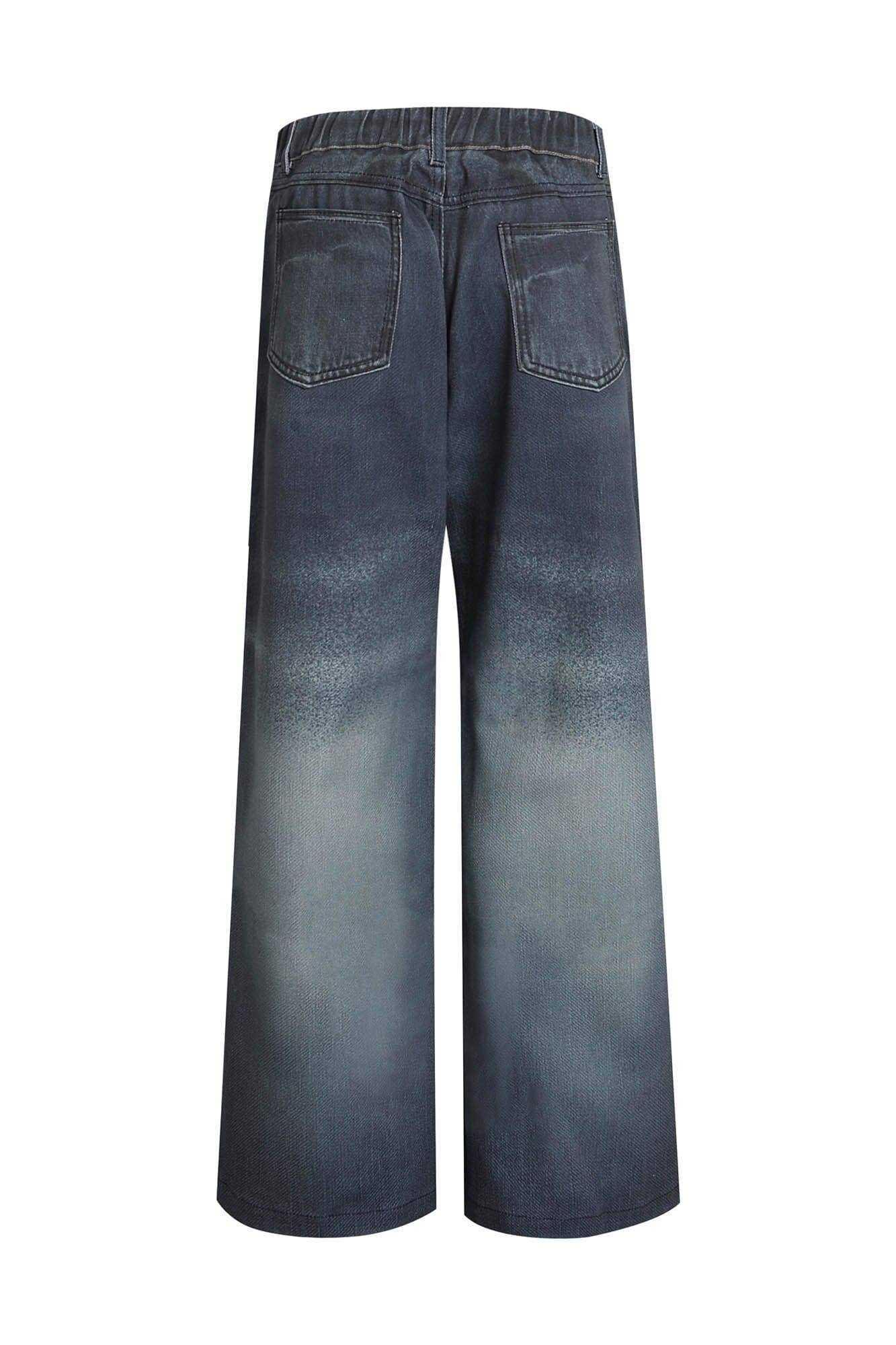 DND4DES Leopard Wings Embroidered Wide-Leg Jeans, premium urban and streetwear designers apparel on PROJECTISR.com, DND4DES