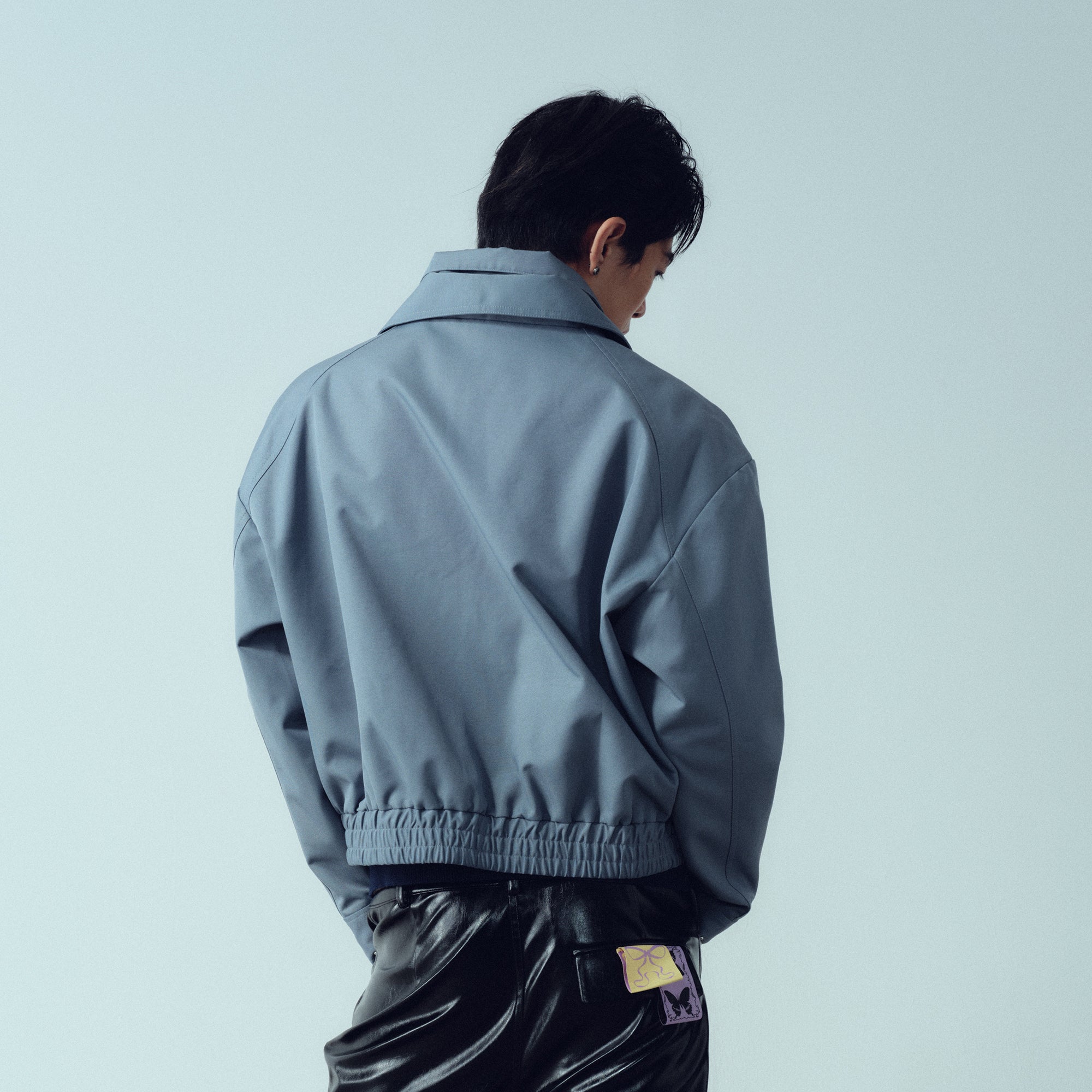 KADAKADA Double-Collar Shielded Utility Cropped Jacket