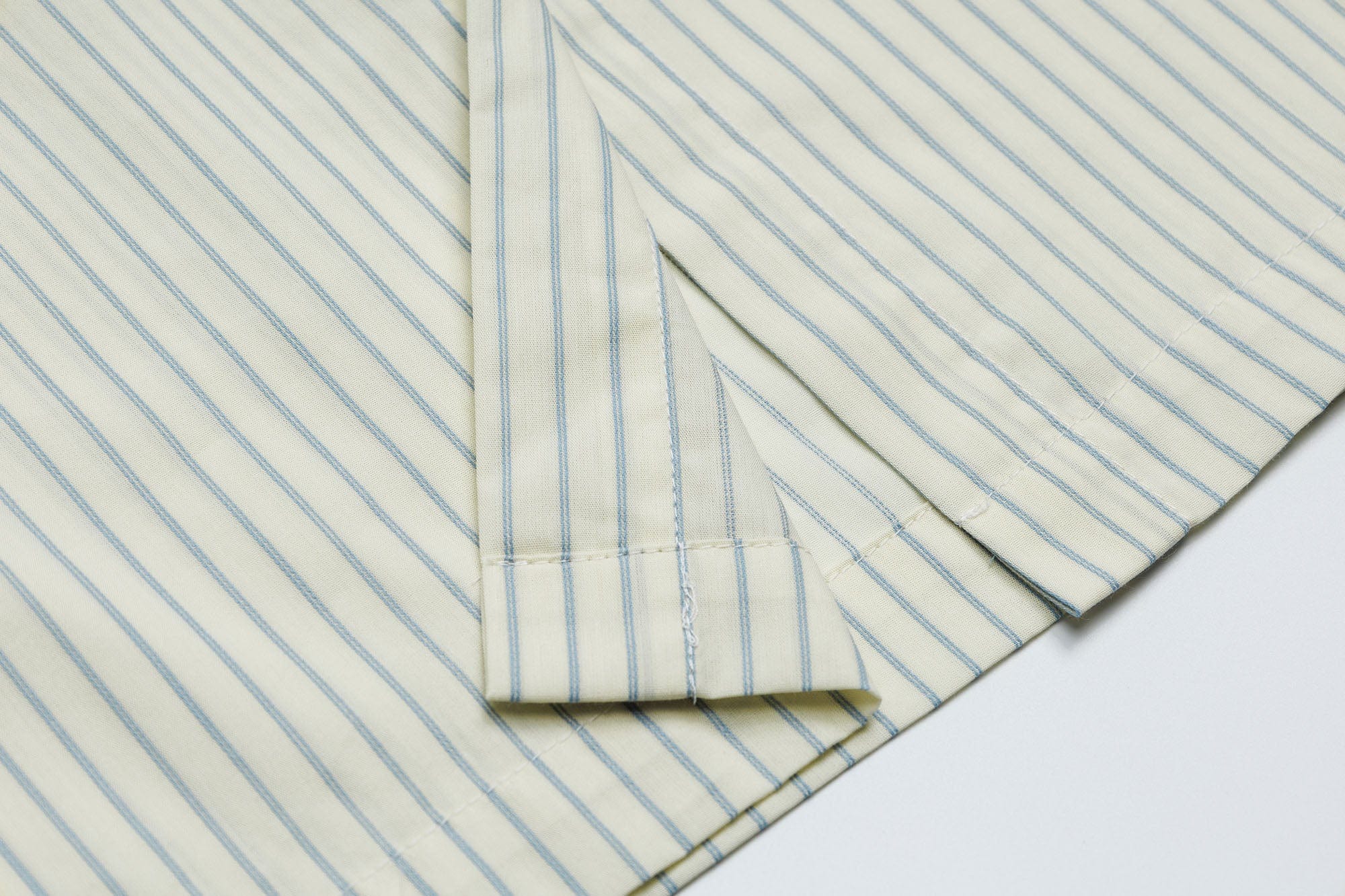 OVDY Pinstriped Cross Paneled Back Half Shirt, premium urban and streetwear designers apparel on PROJECTISR.com, OVDY