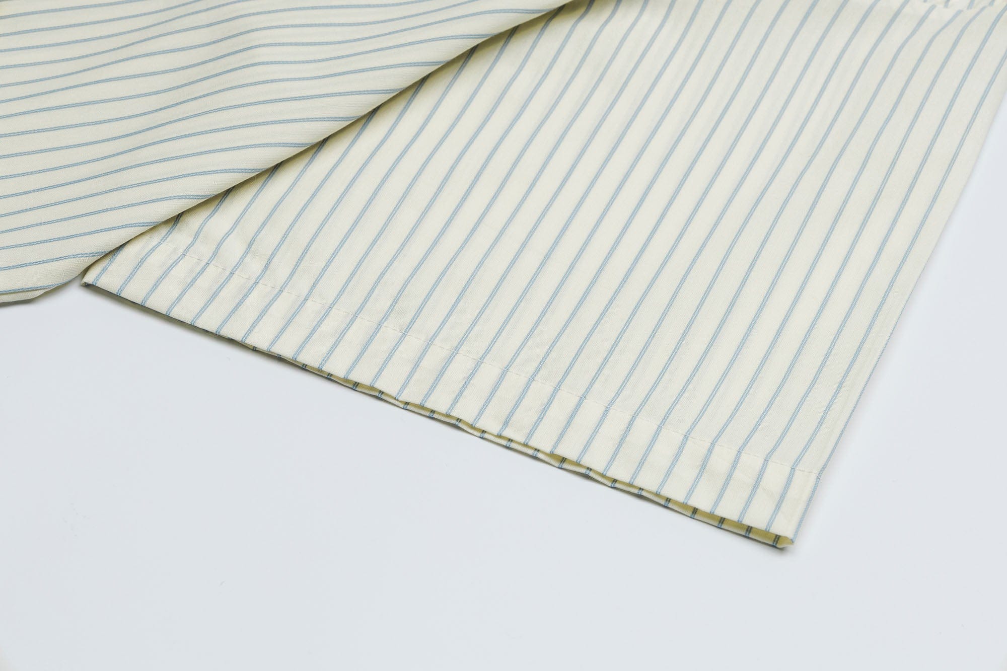 OVDY Pinstriped Cross Paneled Back Half Shirt, premium urban and streetwear designers apparel on PROJECTISR.com, OVDY