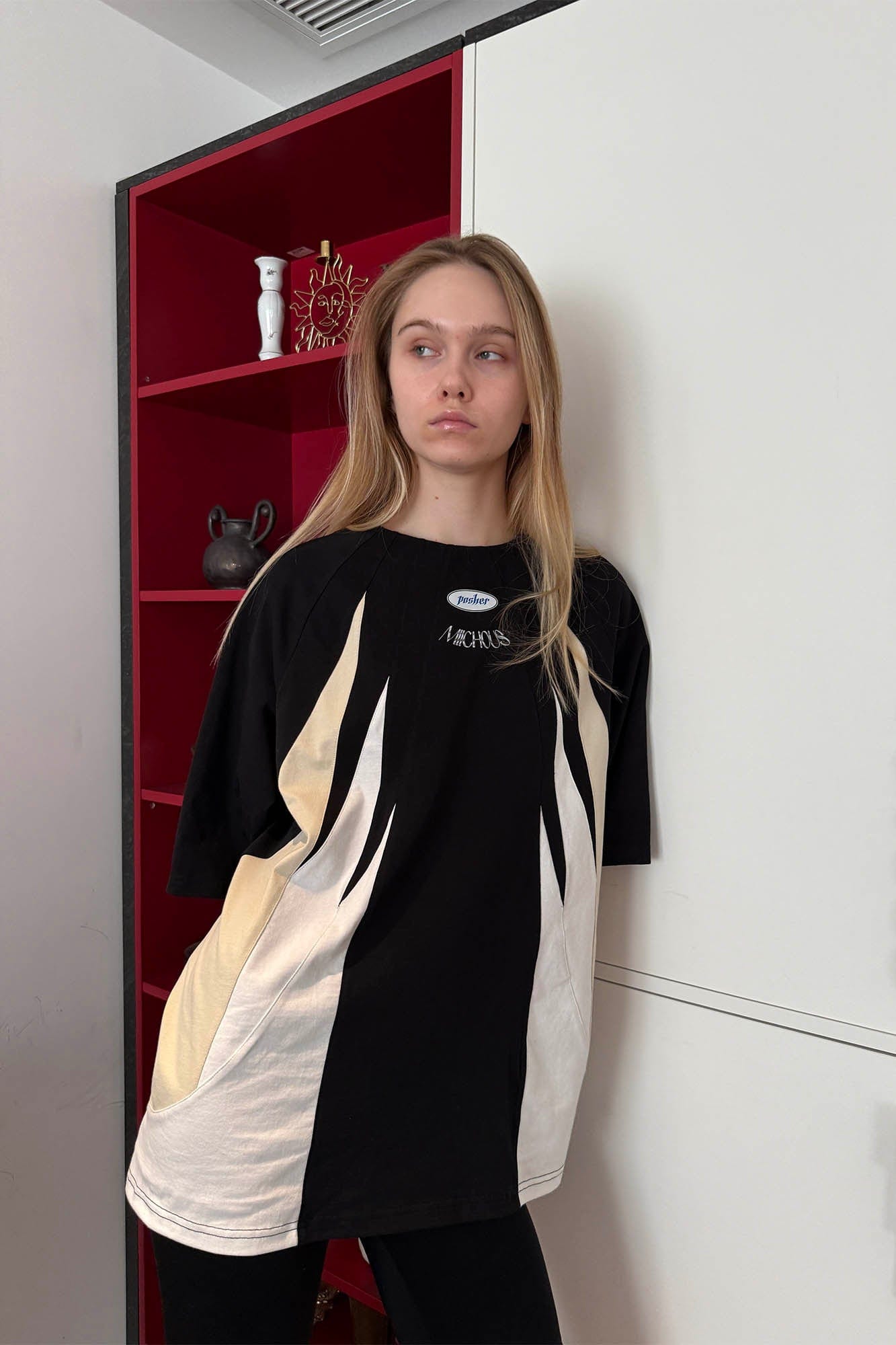 MIICHOUS Iceberg Contrast Panelled T-Shirt