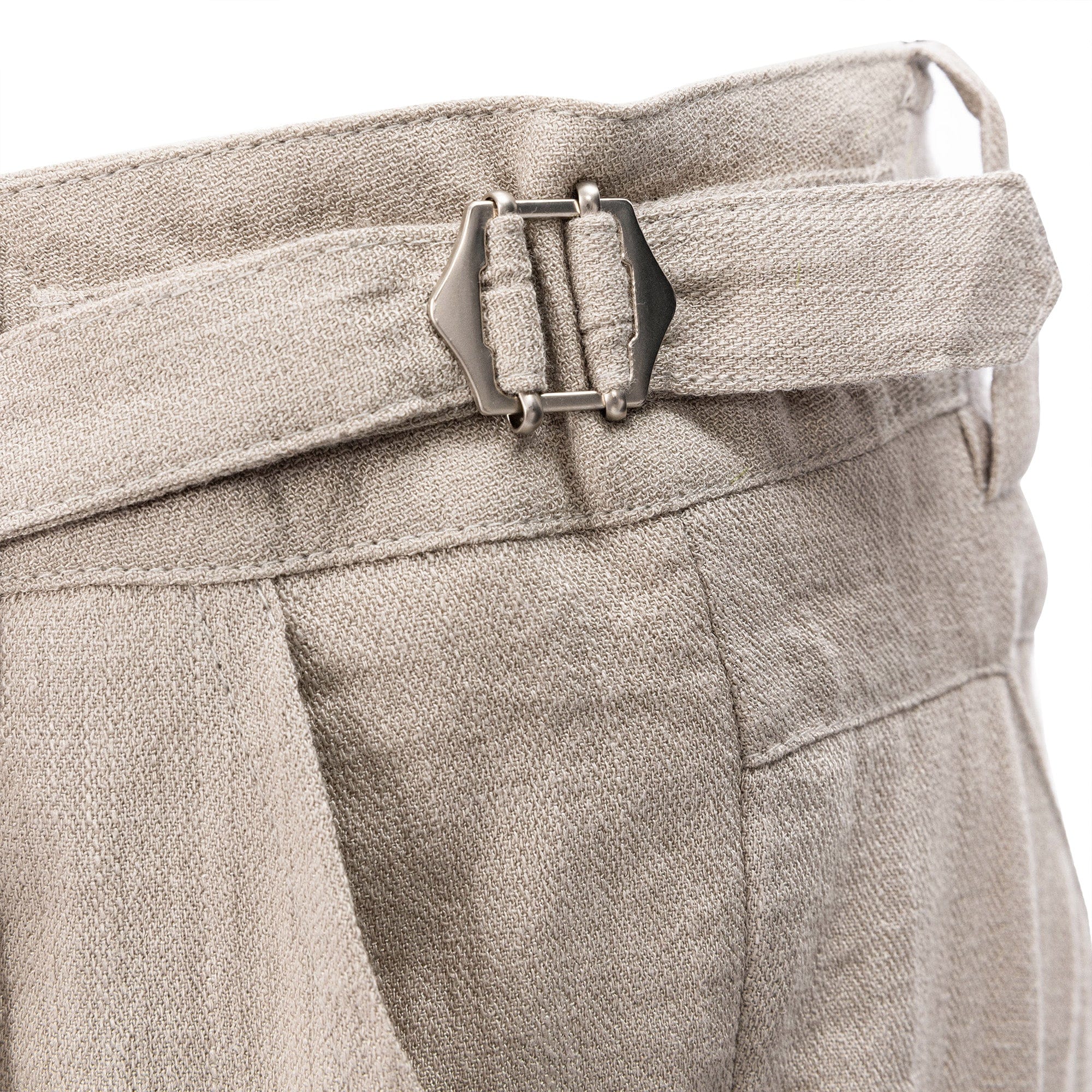 CATSSTAC Linen-Tencel Pleated Straight-Leg Trousers, premium urban and streetwear designers apparel on PROJECTISR.com, CATSSTAC