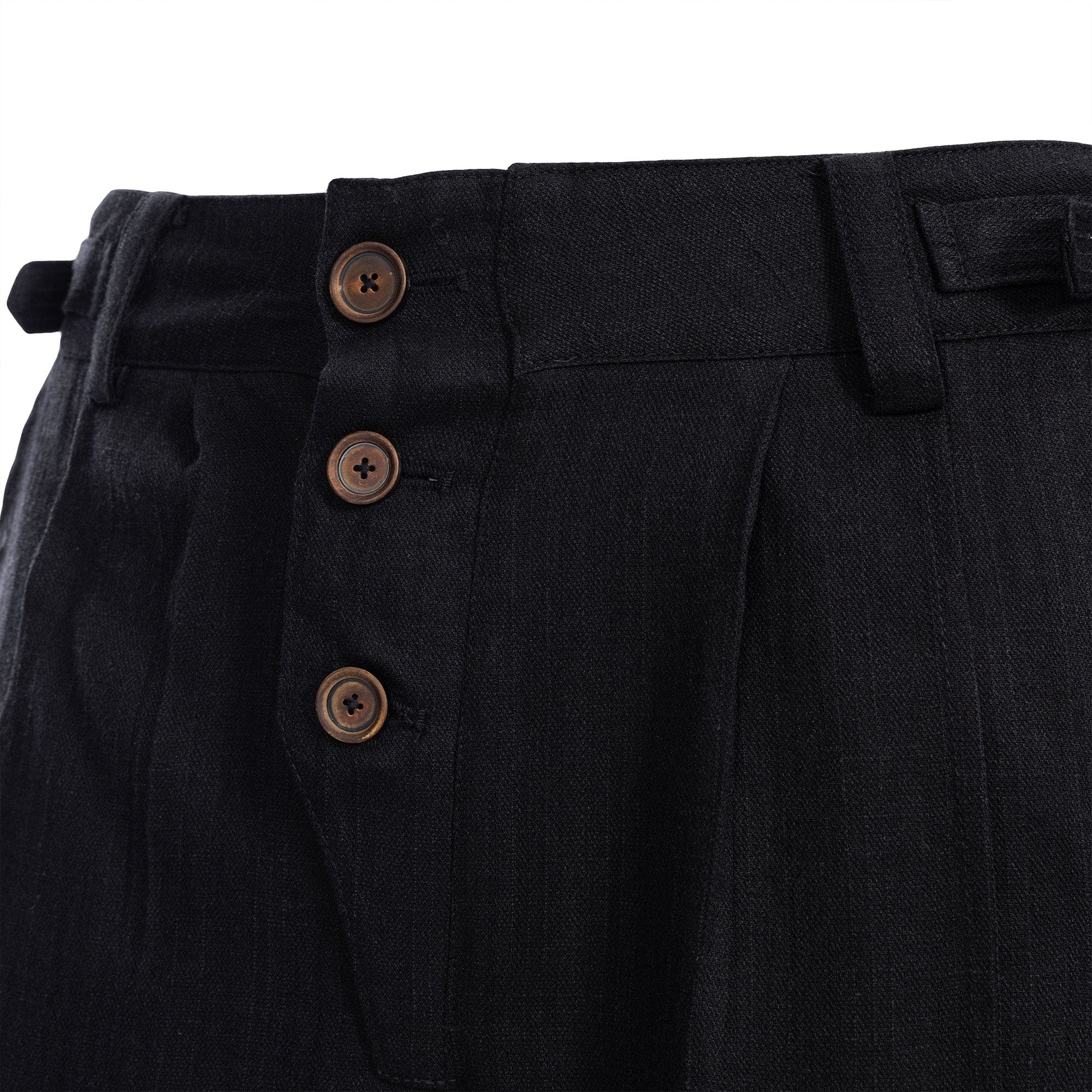 CATSSTAC Linen-Tencel Pleated Straight-Leg Trousers, premium urban and streetwear designers apparel on PROJECTISR.com, CATSSTAC