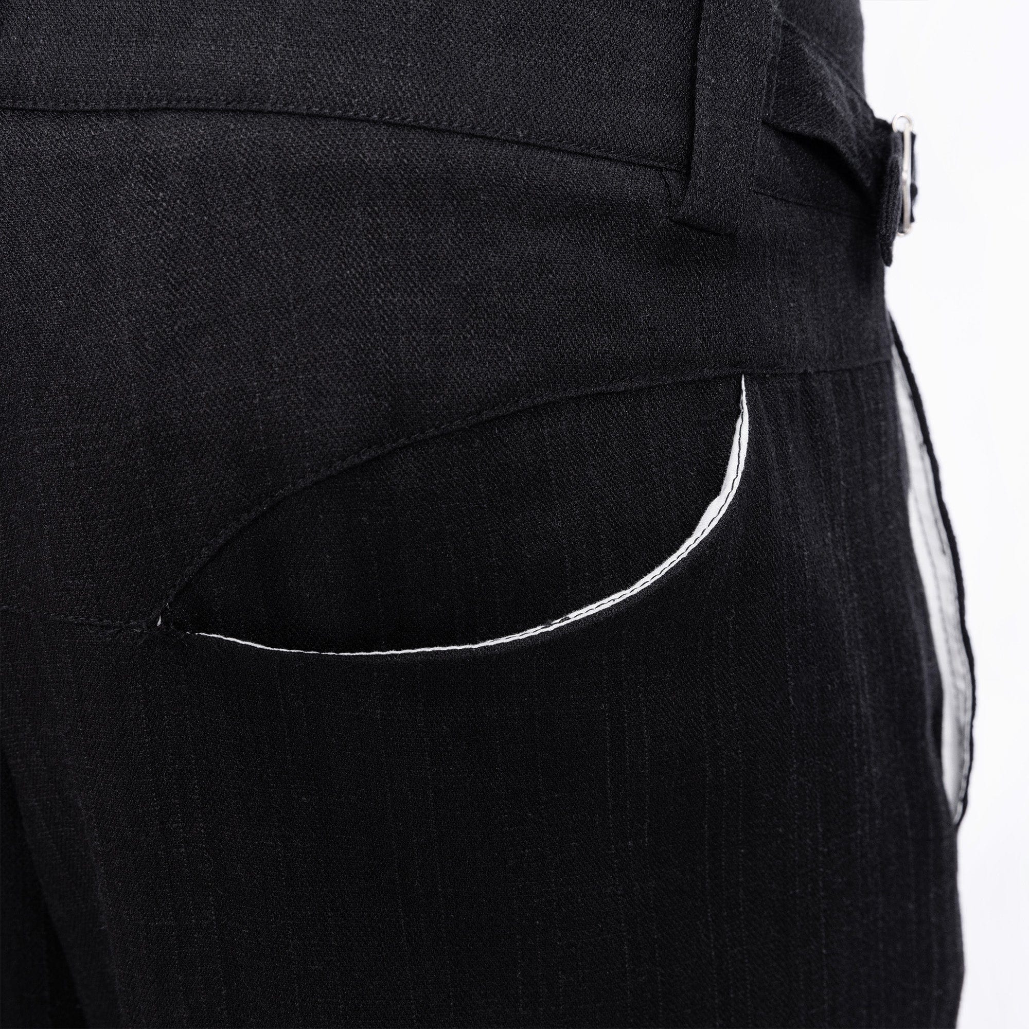 CATSSTAC Linen-Tencel Pleated Straight-Leg Trousers, premium urban and streetwear designers apparel on PROJECTISR.com, CATSSTAC