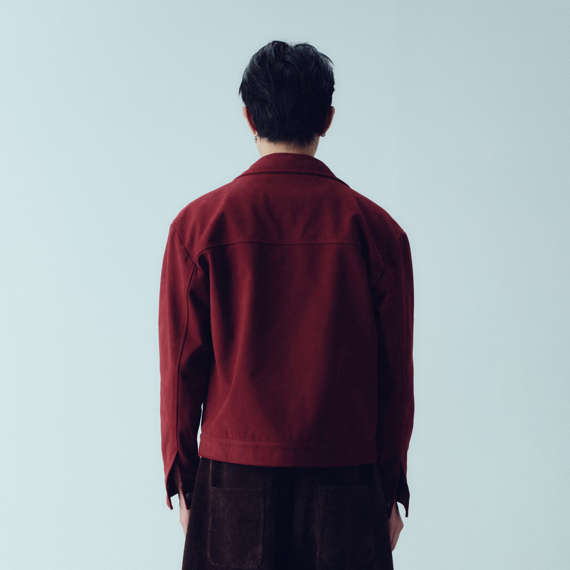 KADAKADA Layered Label Utility Jacket