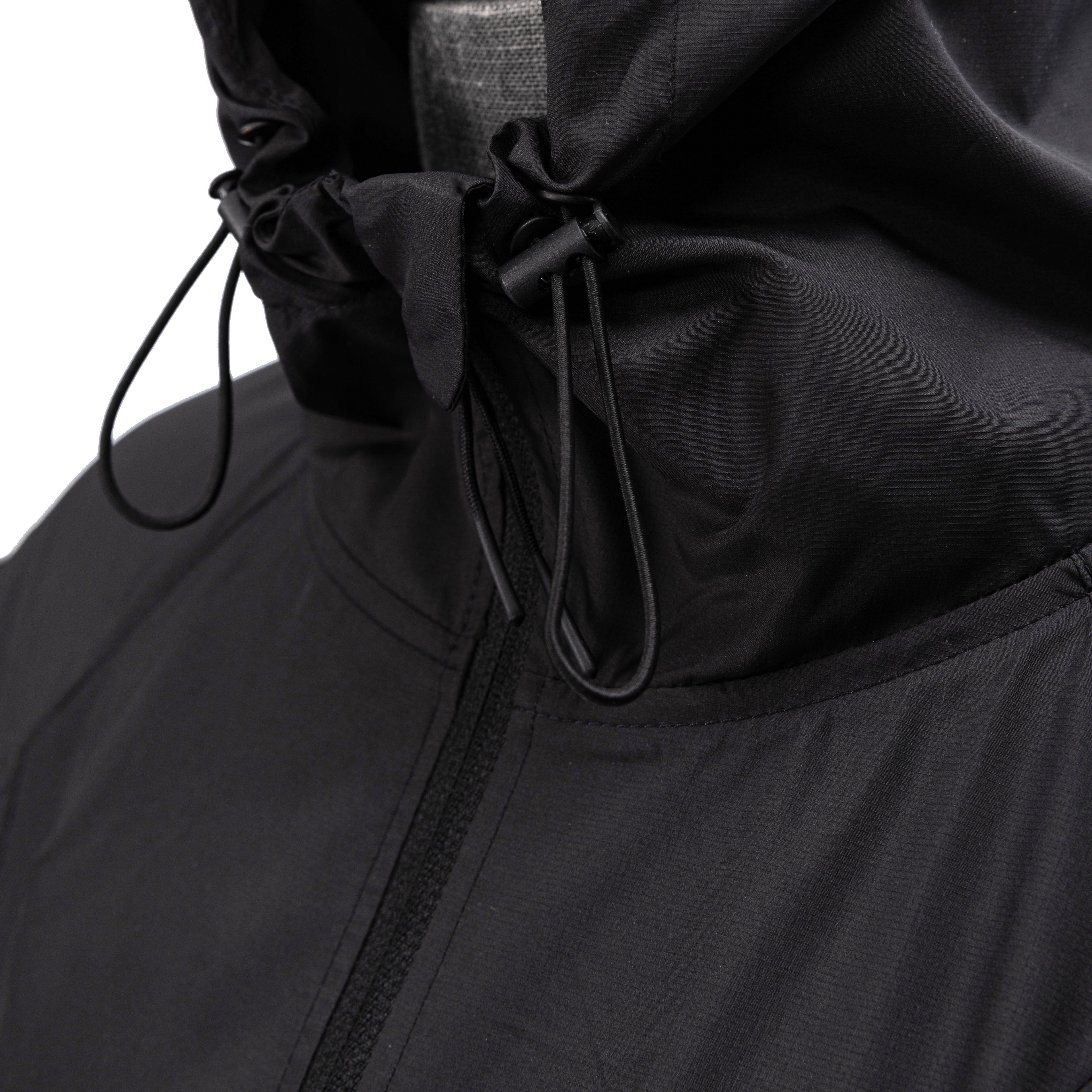 CATSSTAC Spliced Laser-Perforated Waterproof UV Production Hooded Jacket, premium urban and streetwear designers apparel on PROJECTISR.com, CATSSTAC