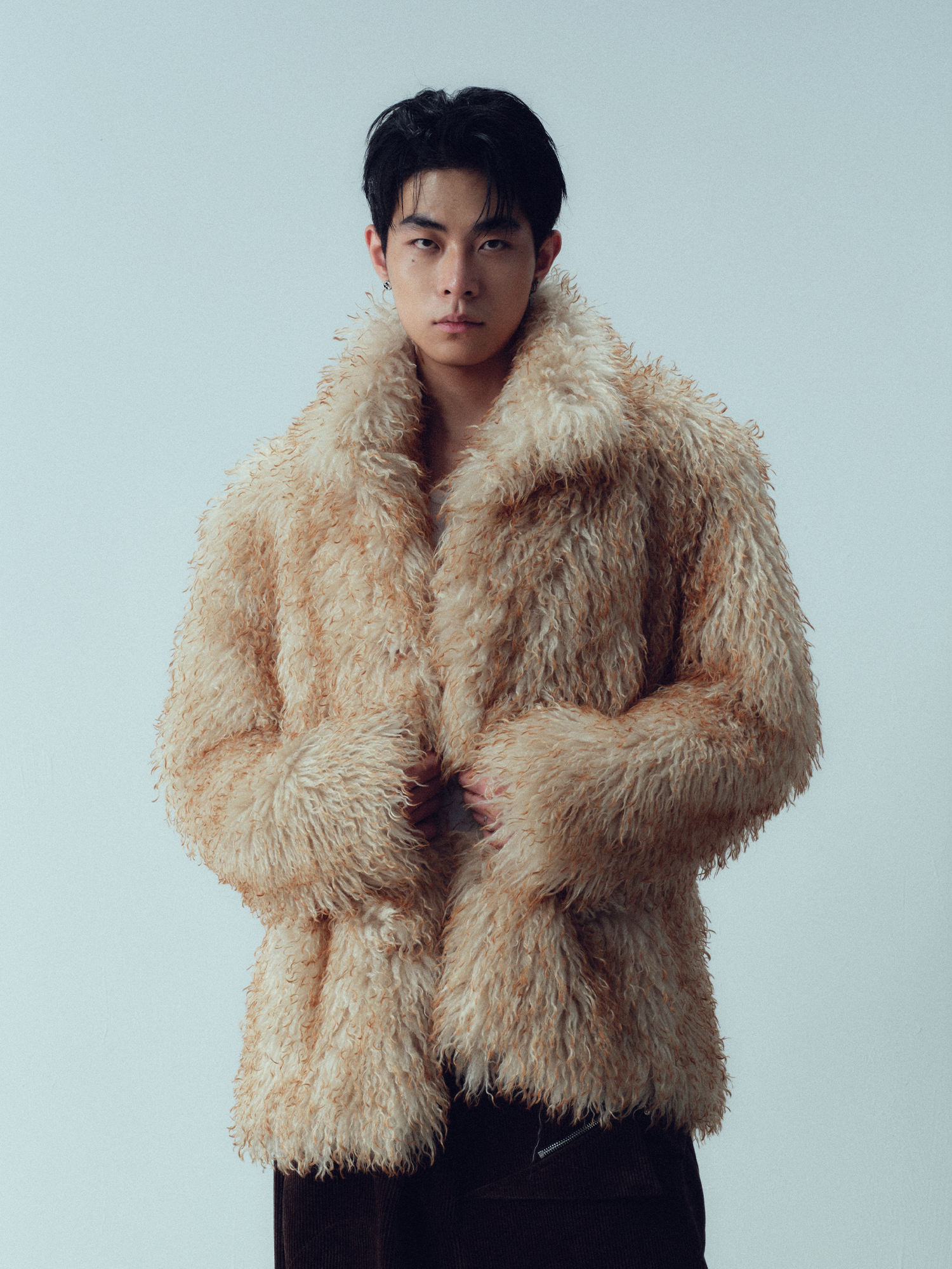 KADAKADA Ombre Faux Fur Jacket