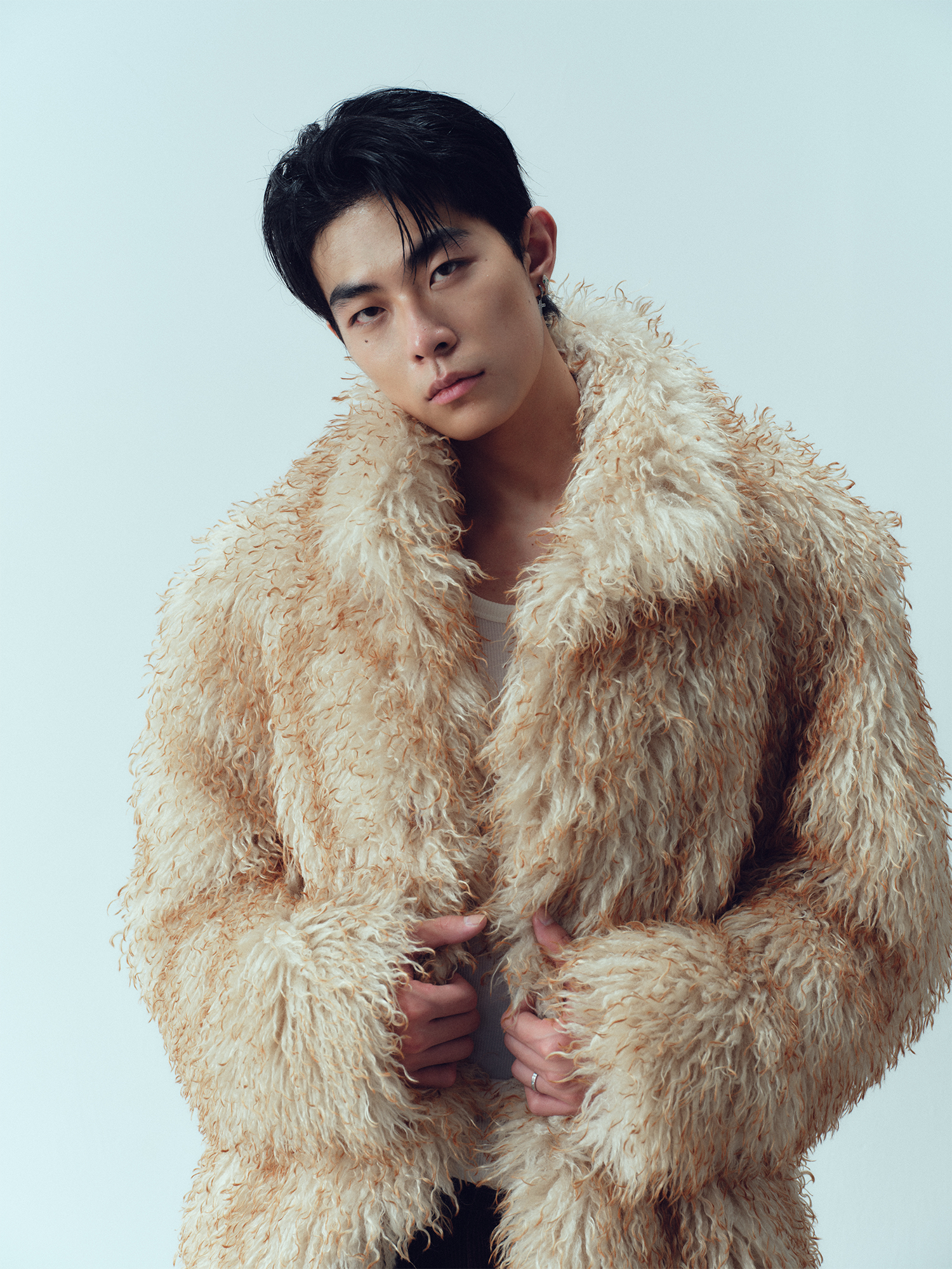 KADAKADA Ombre Faux Fur Jacket