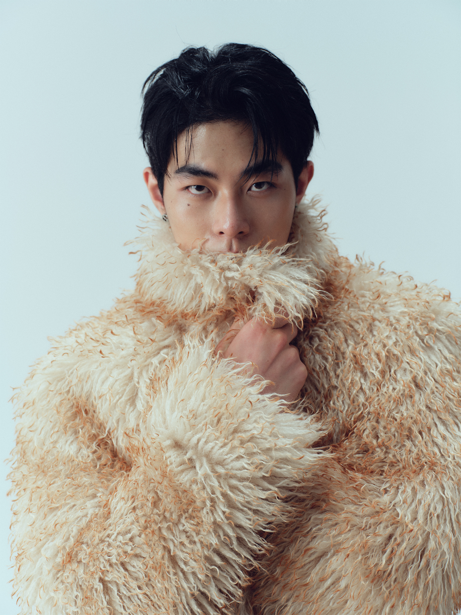 KADAKADA Ombre Faux Fur Jacket