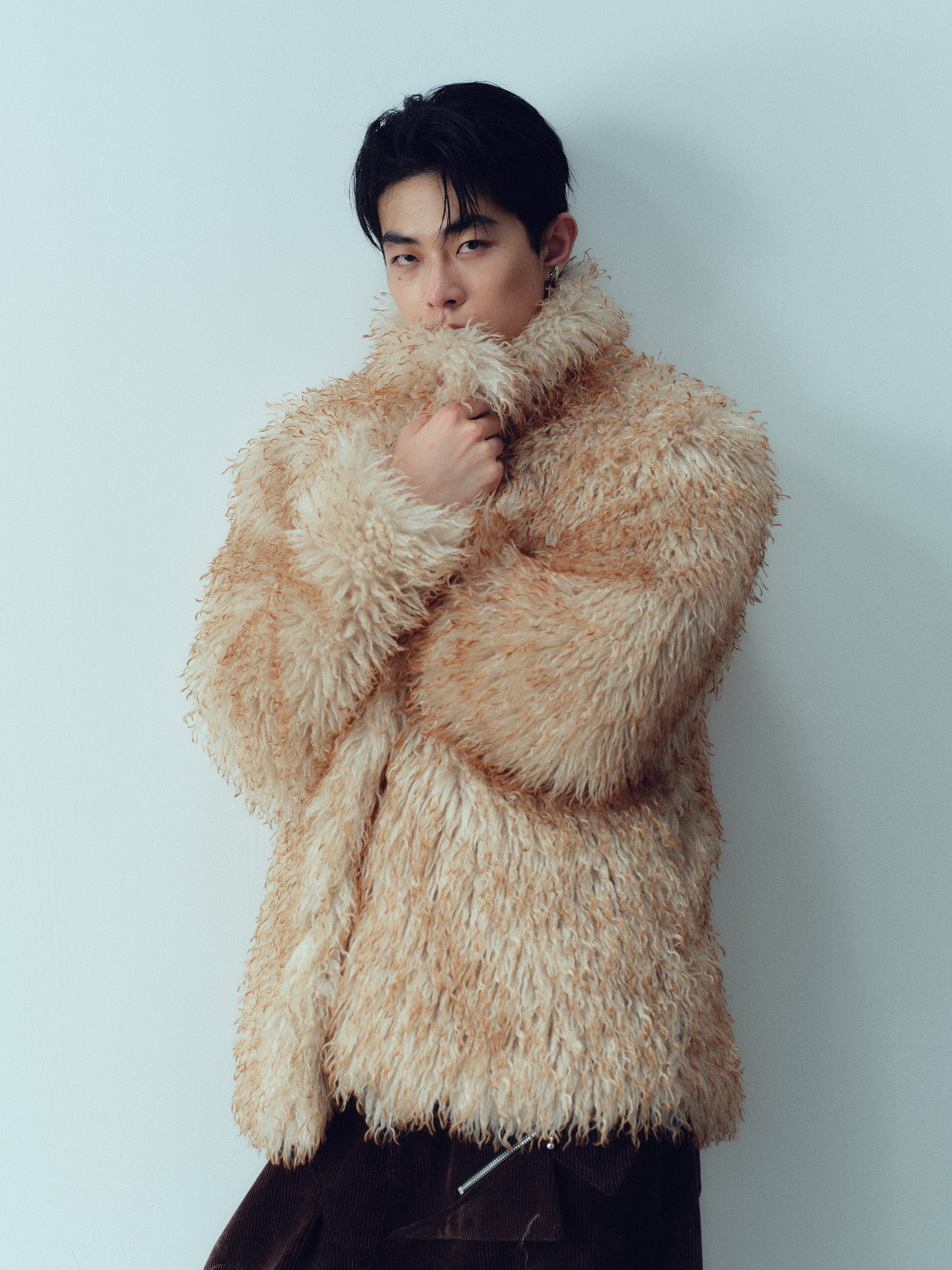 KADAKADA Ombre Faux Fur Jacket